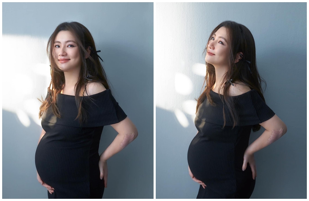 懷胎9月的Selina任家萱，卸貨進入倒數時刻。（翻攝自selina臉書）