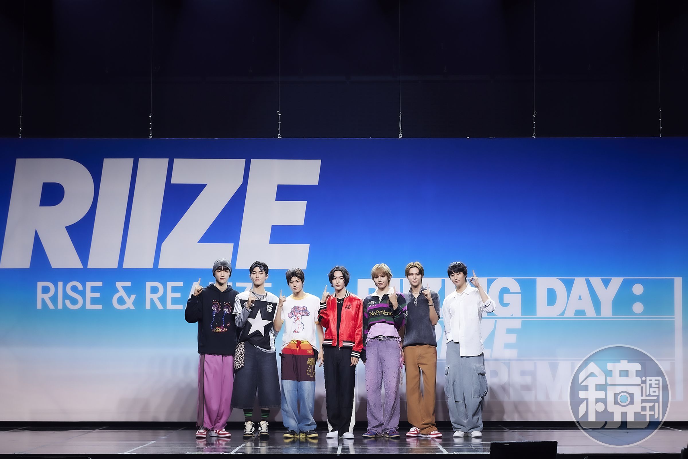 RIIZE是七人男團,成員對出道單曲預售達103萬張感到不可置信。(SM Entertainment提供)