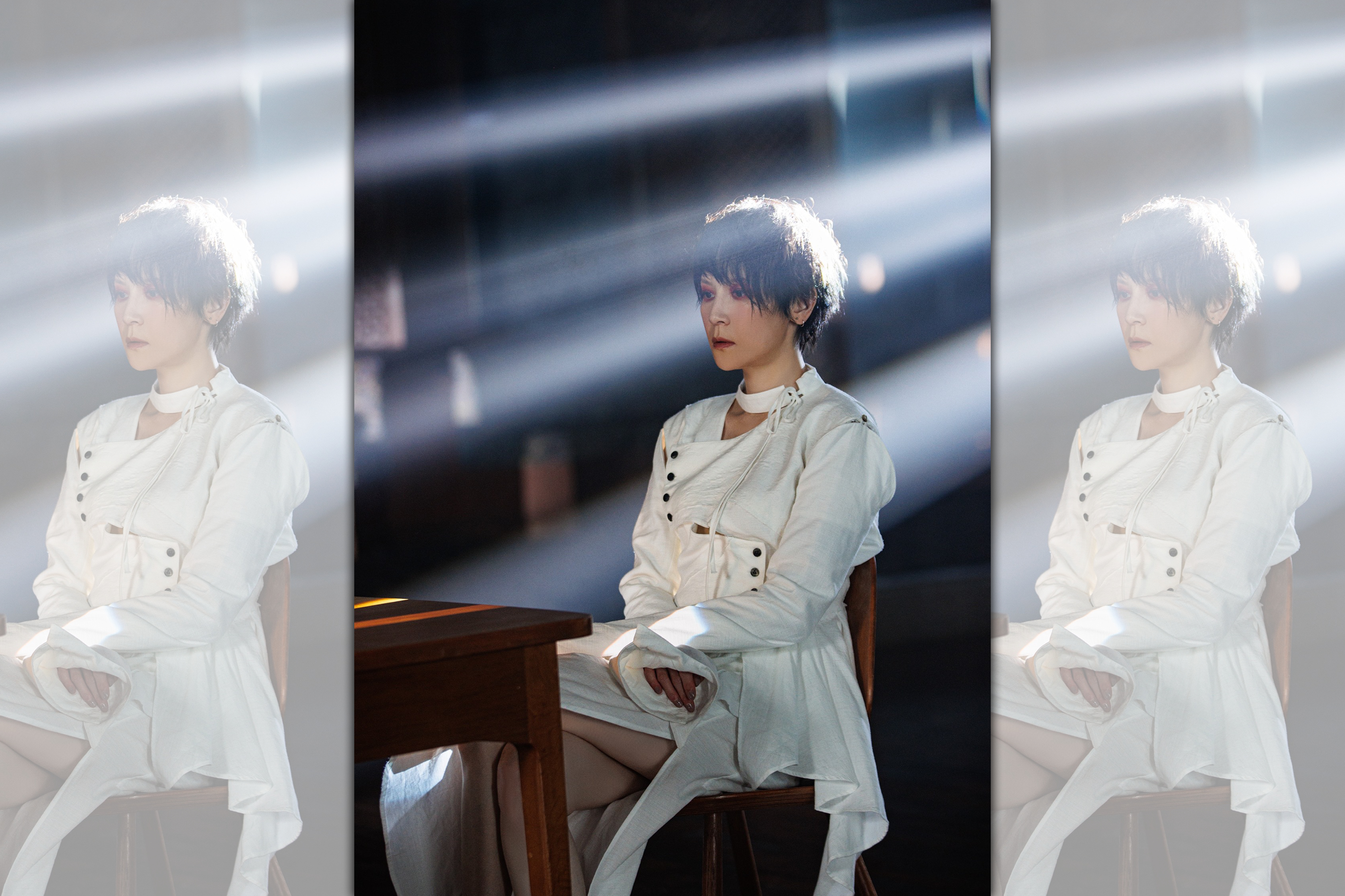 楊乃文與佛跳牆合作新歌〈墮落〉。（亞神音樂提供）