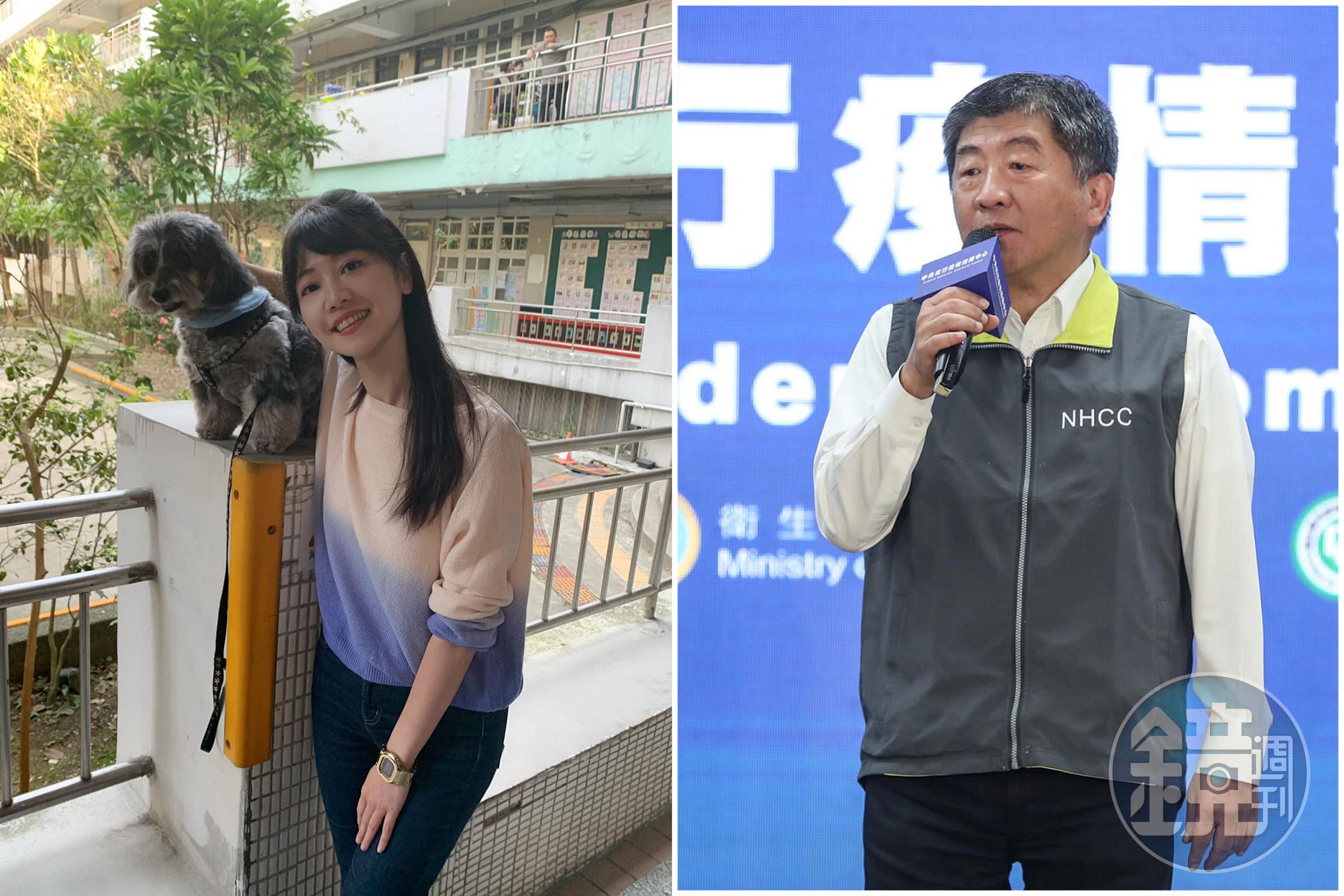 陳時中：全力支持高嘉瑜！被問與吳欣岱保持距離「還有合作機會」。（翻自臉書）