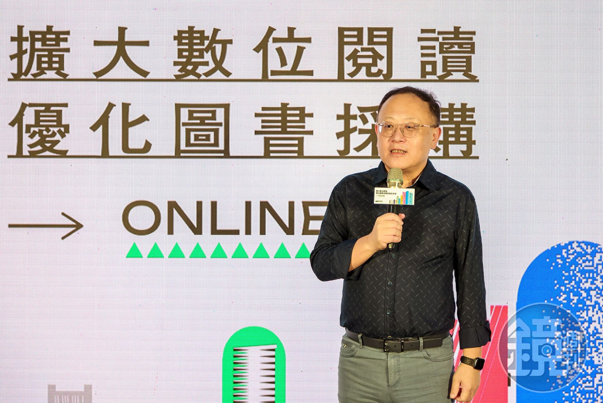 文化部長史哲表示,「圖書優化採購」將保證出版社獲得定價7折以上價格。(文化部提供)