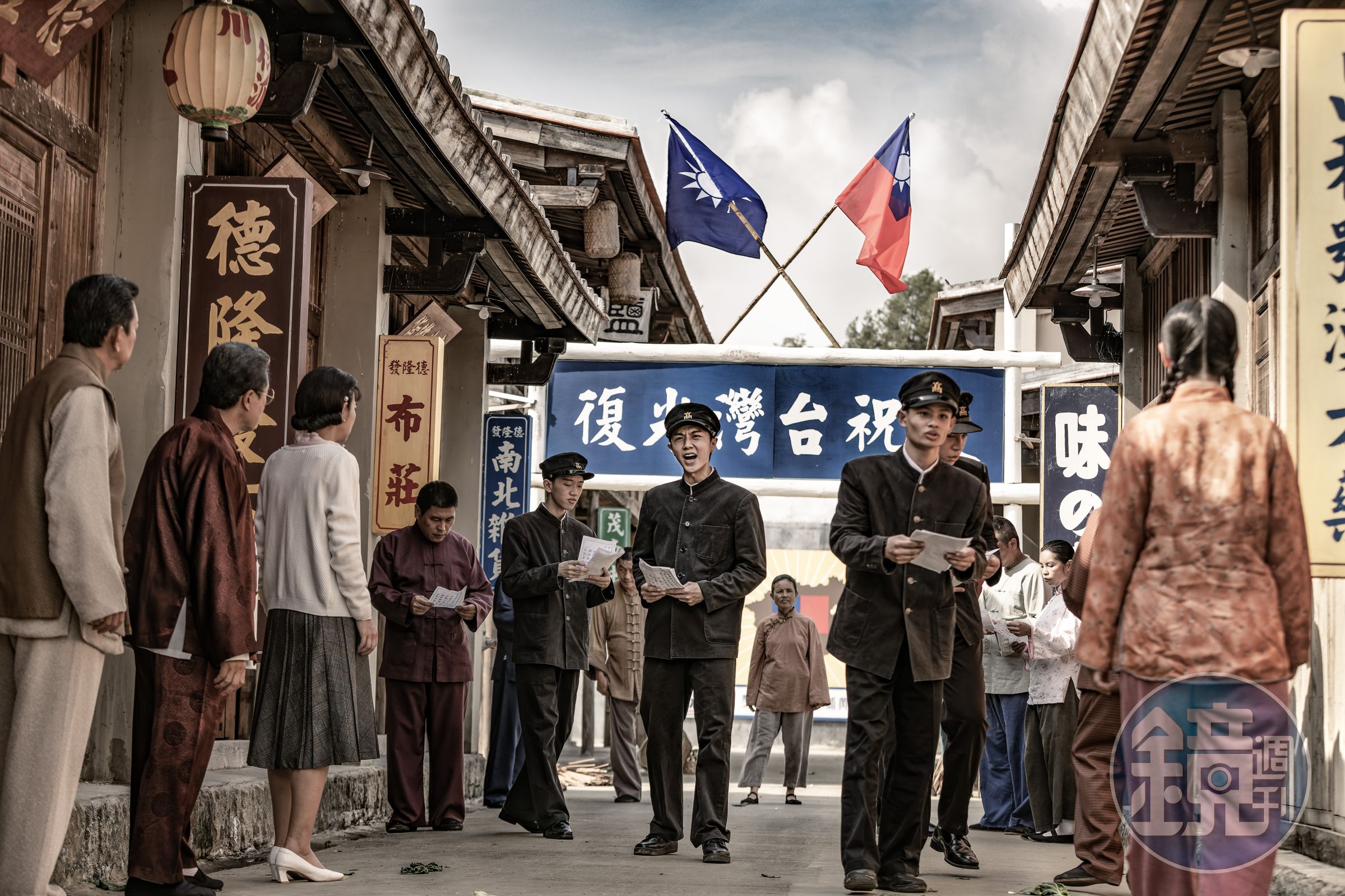 電視劇《牛車來去》即在岸內影視基地取景，重回日治年代氛圍。（台南市政府文化局提供）