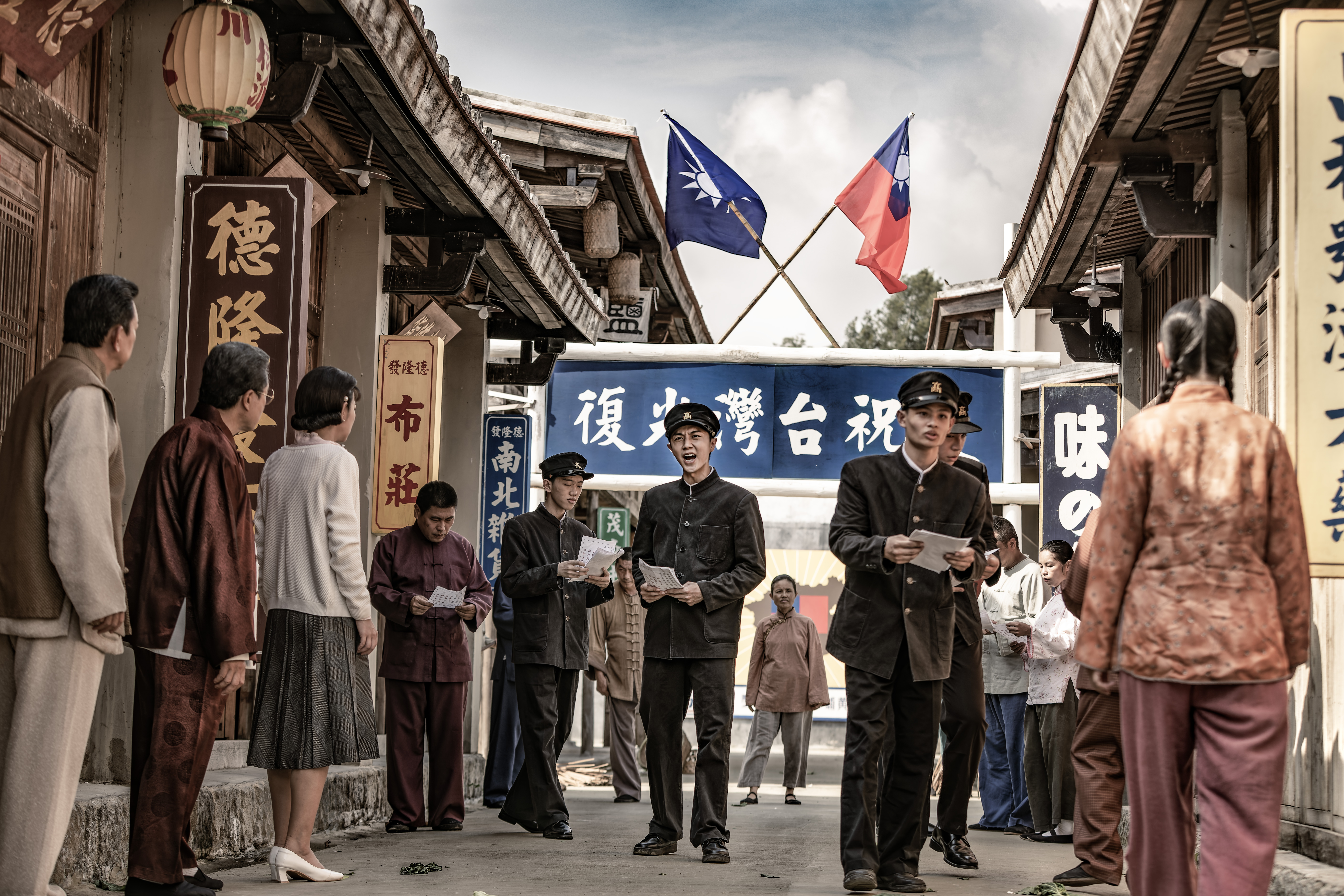 電視劇《牛車來去》即在岸內影視基地取景,重回日治年代氛圍。(台南市政府文化局提供)