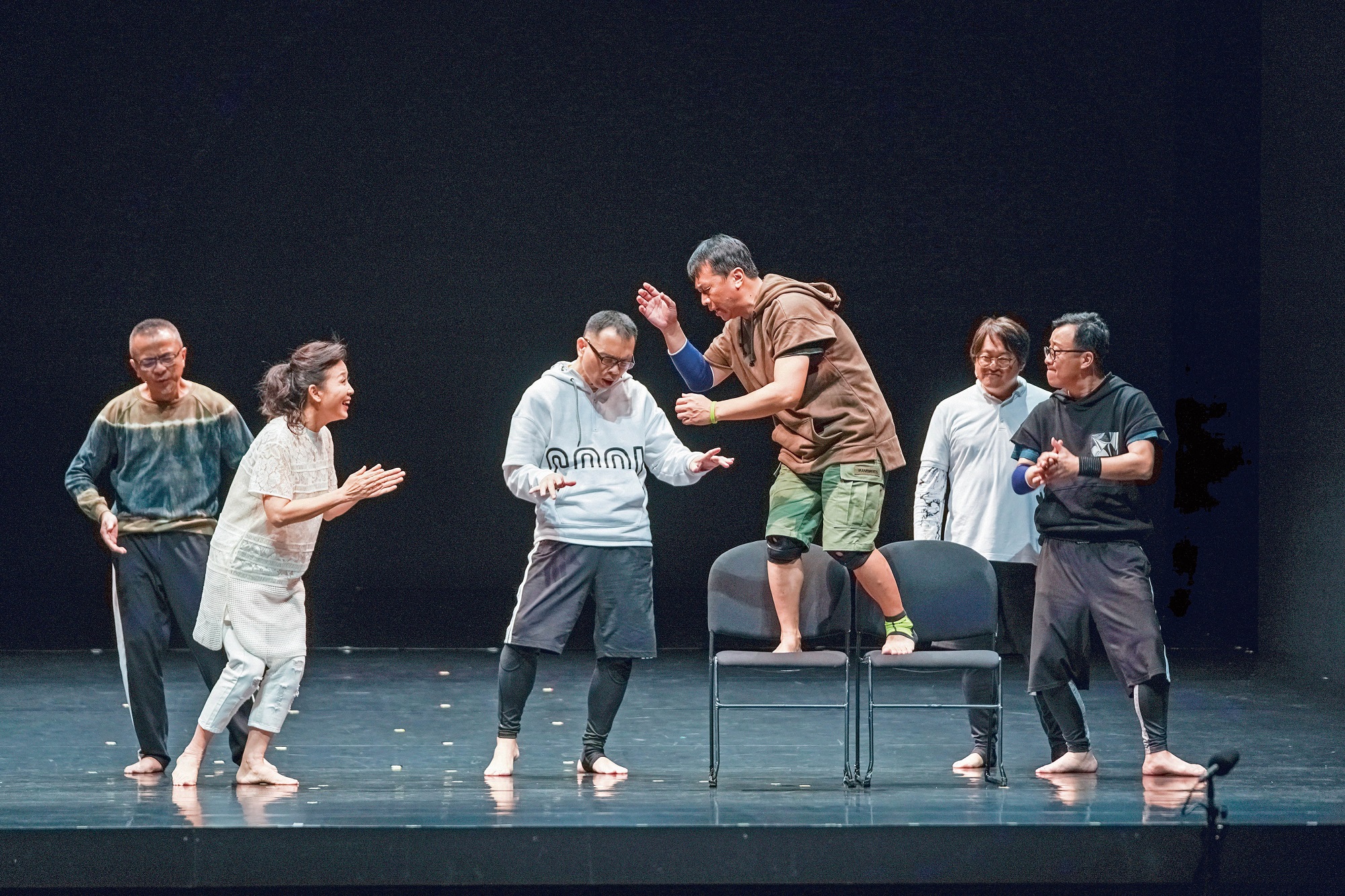 蘭陵劇坊演員在各自領域發光，多年後回到原點演繹當年經典劇《演員實驗教室》。（劉振翔提供）