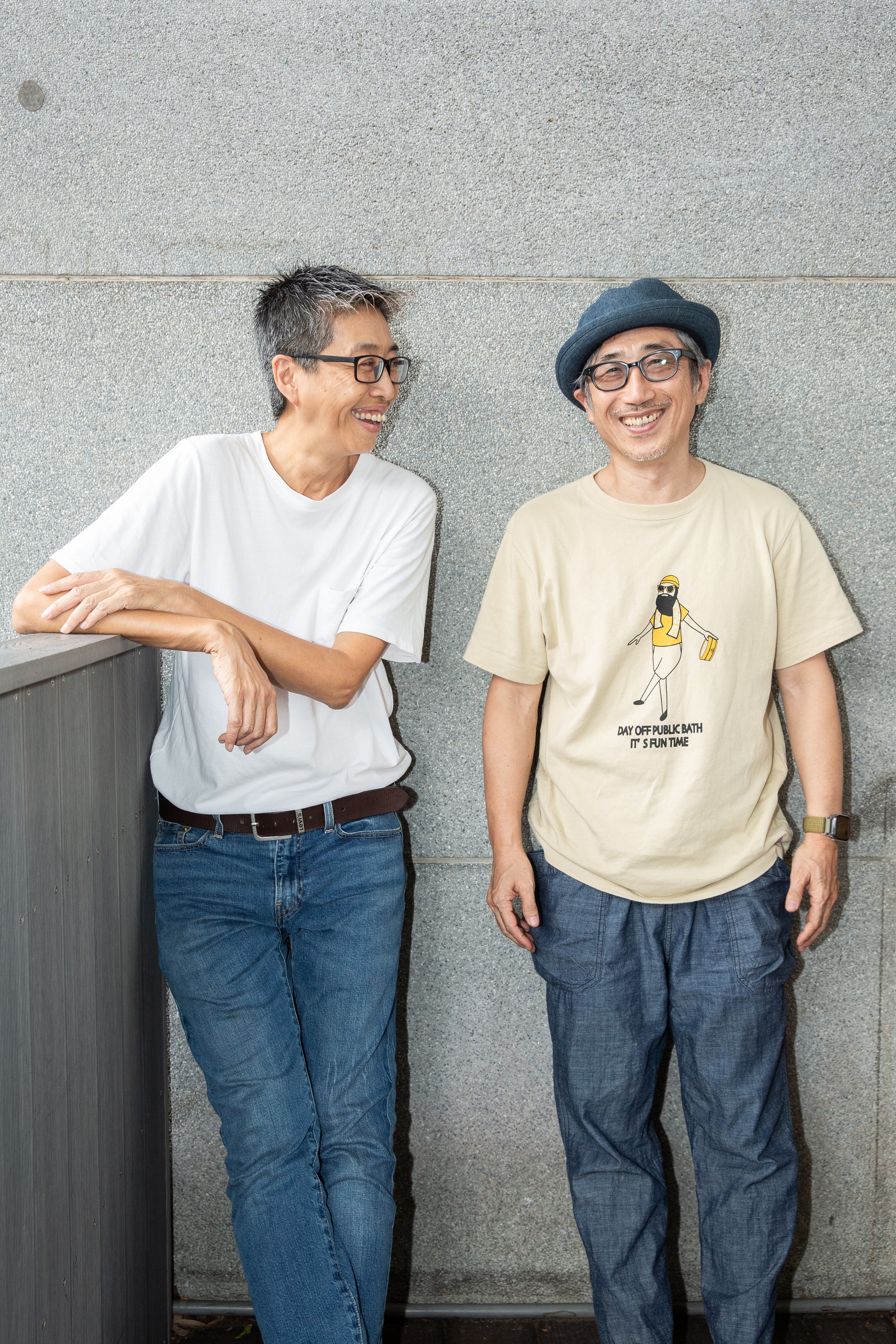 王耿瑜（左）與林于竝（右）當年為好玩進入蘭陵，人生態度也深受影響。