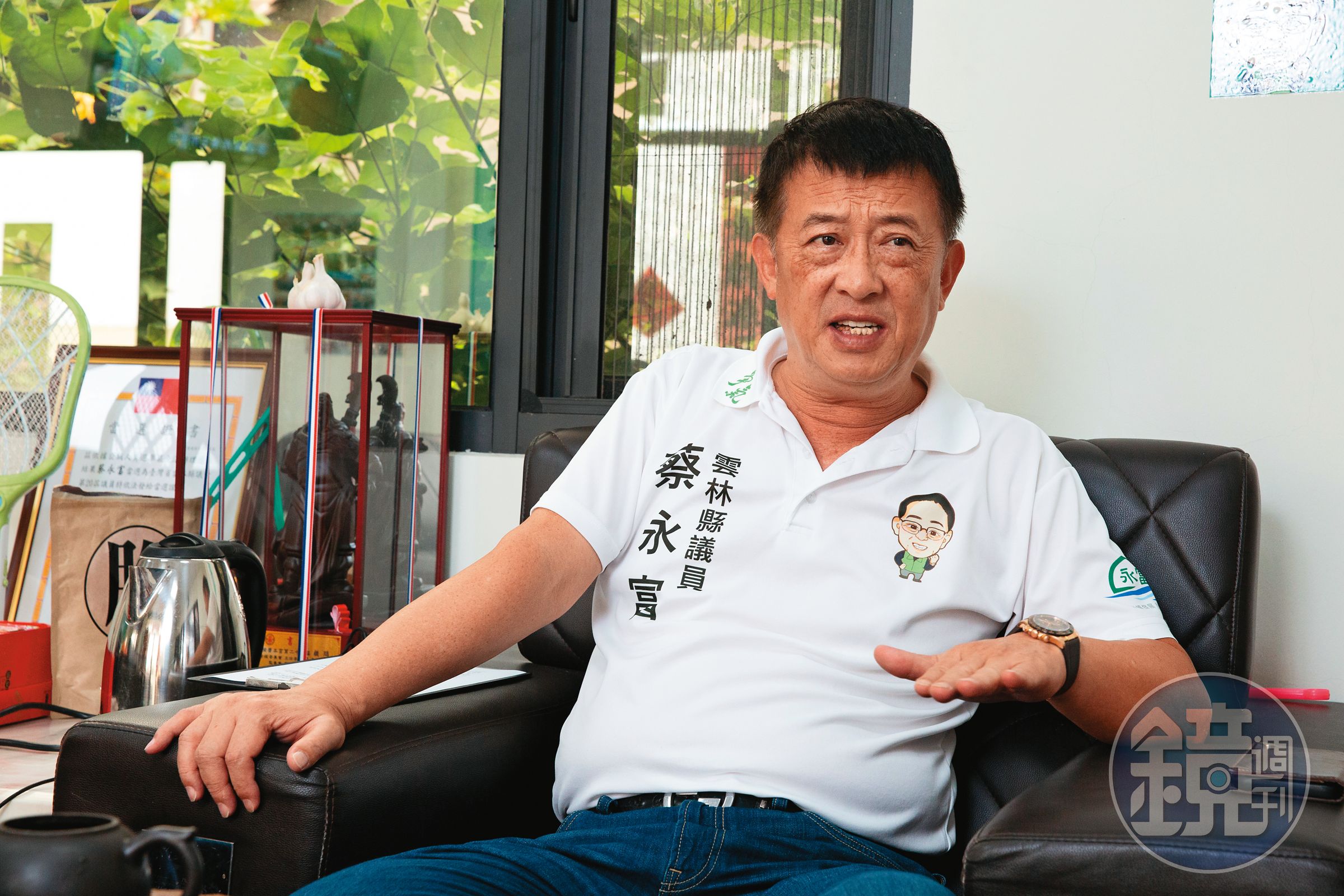 即便有毒品前科，蔡永富積極回饋故里，也投身更生人服務工作。