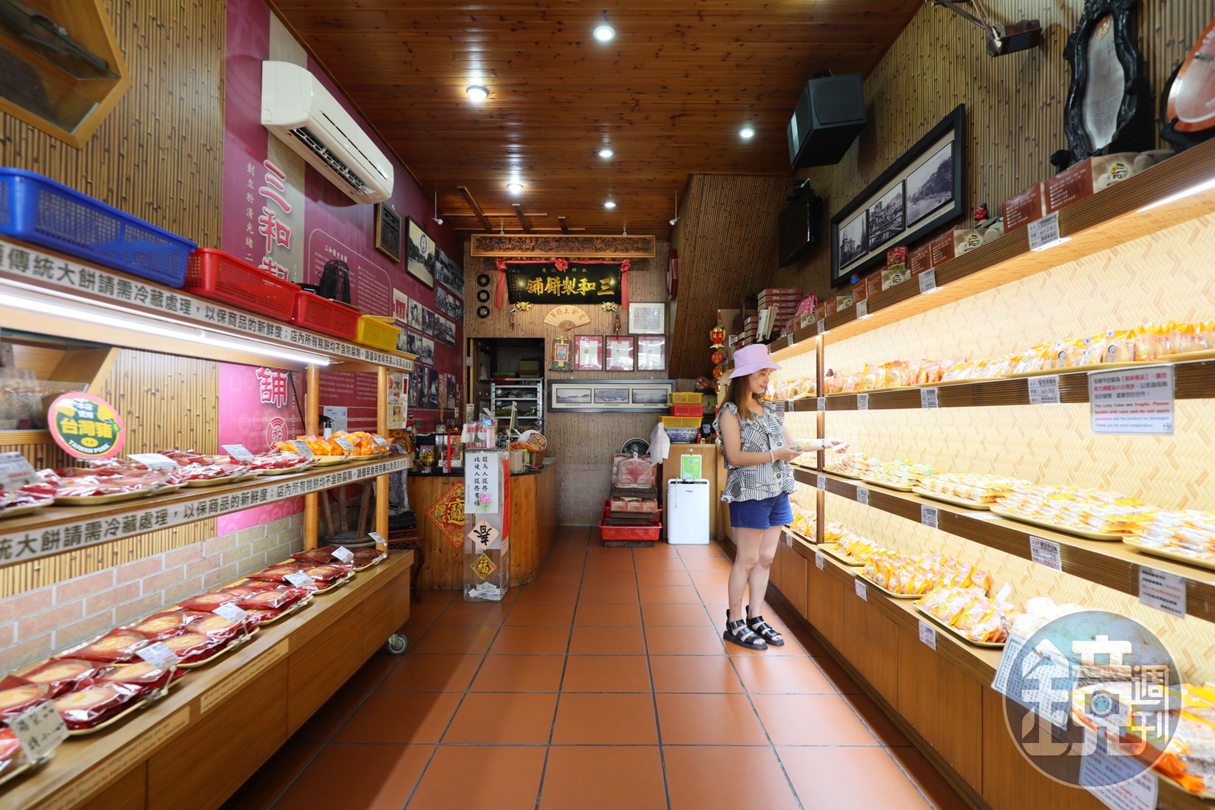 林泰承接手經營後便將店面與製餅處區分開,希望讓更多遊客認識傳統糕餅之美。