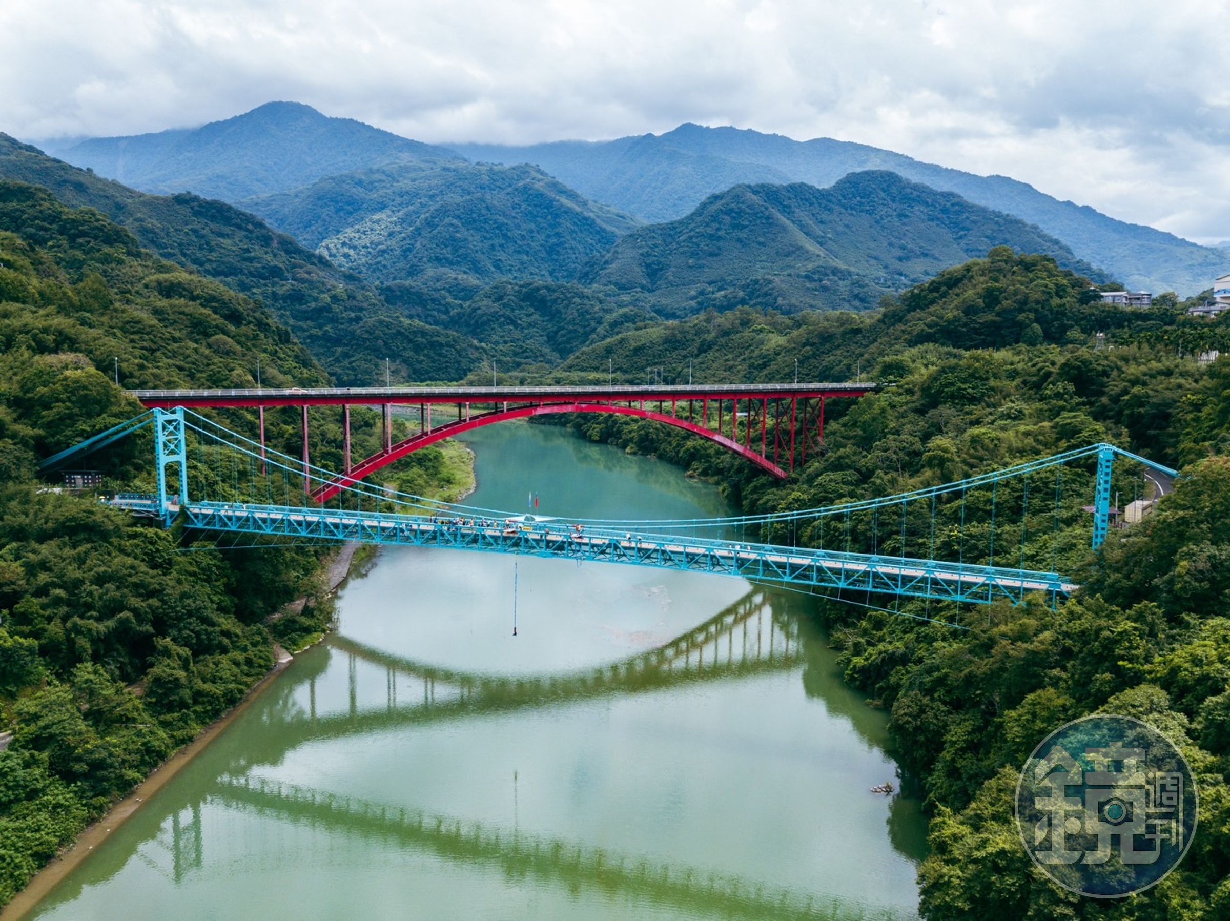 桃園復興區的「復興橋」是北橫公路上的高空彈跳聖地。