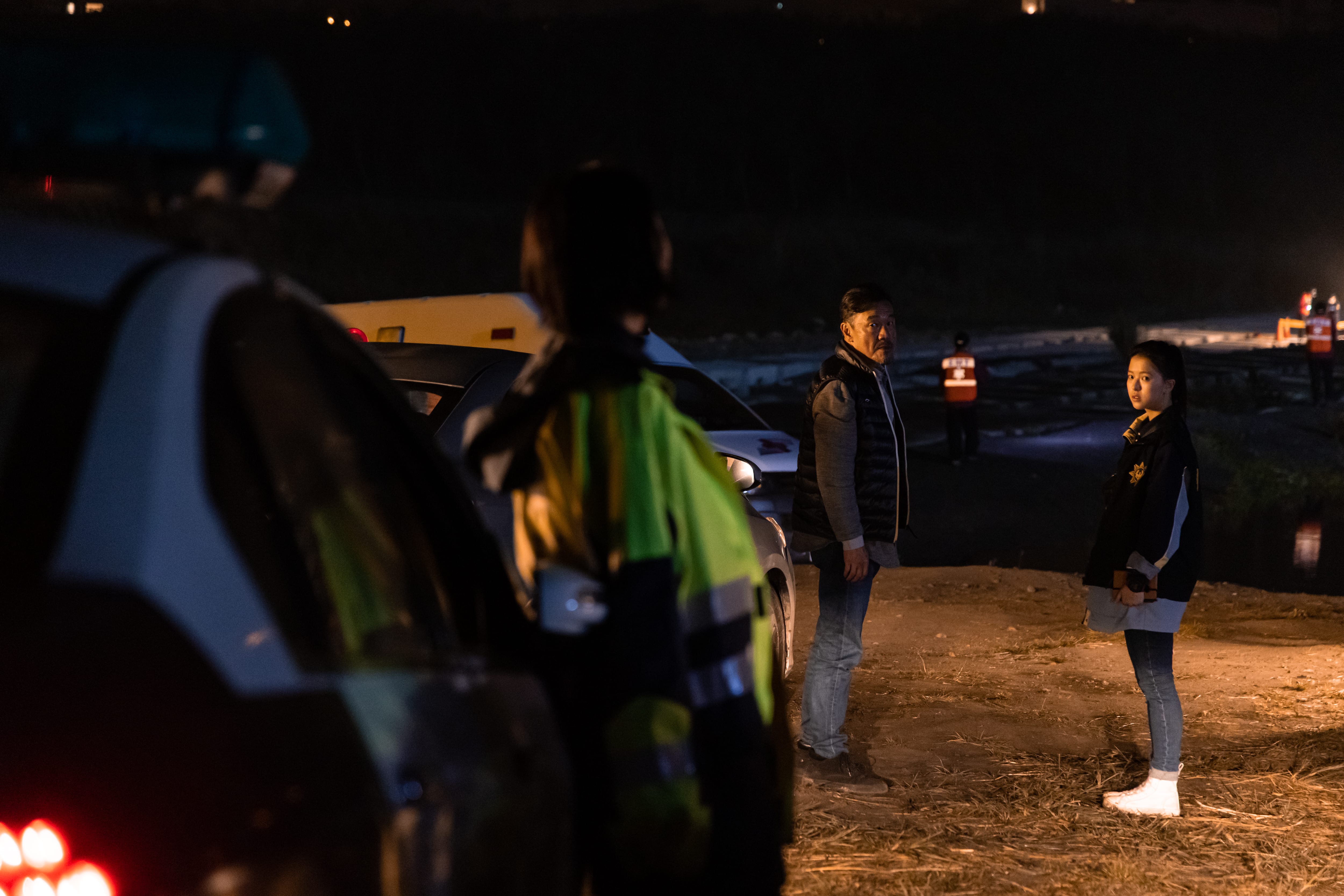 陳為民（左）以《查無此心》入圍台北電影獎最佳男配角，右為項婕如。（華映提供）