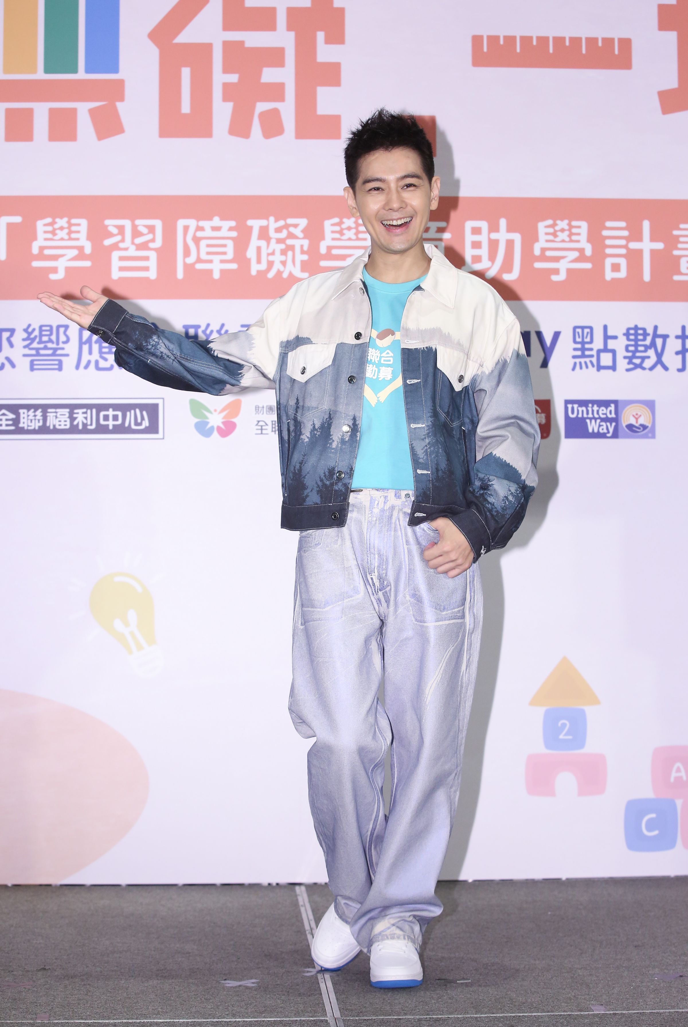 林志穎前陣子感冒消瘦目前正在養肉中。