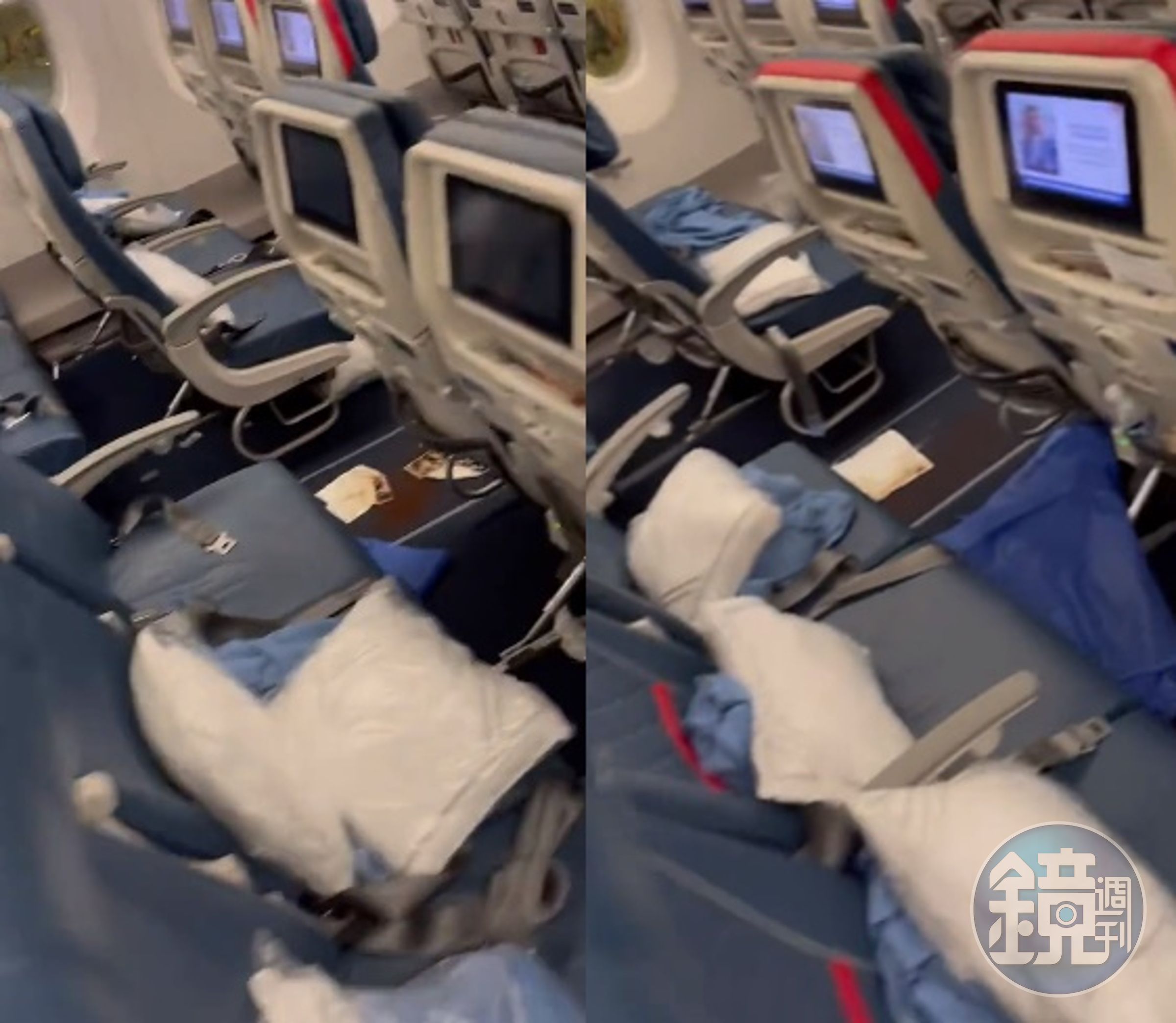 達美航空一架班機遭大量排泄物「攻擊」，不得不返航飛回原地。（翻攝推特@arbyswehavethe2）