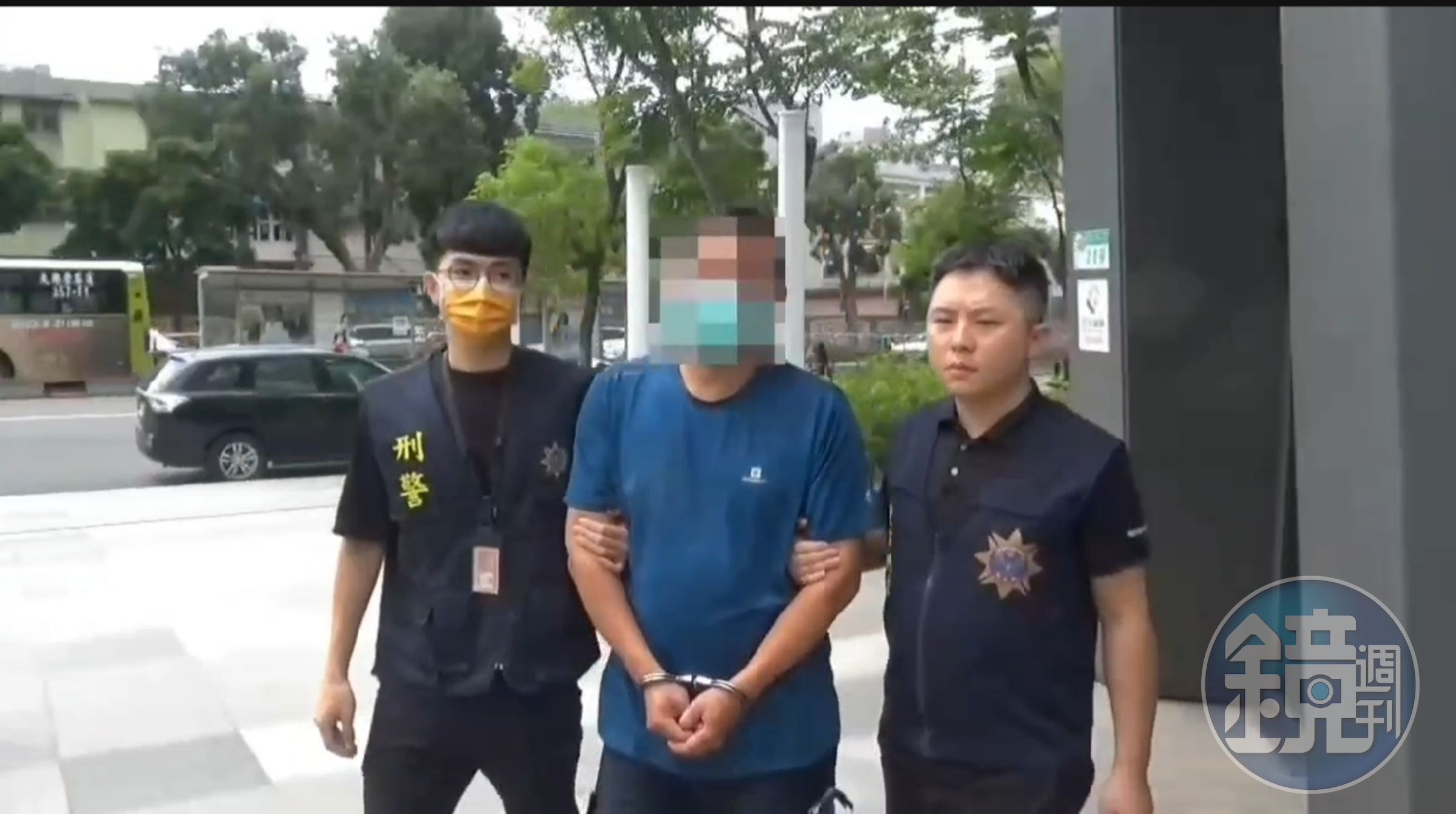 警方將涉嫌販賣內含毒品減肥茶的楊姓男子移送法辦。（台北市警察局提供）