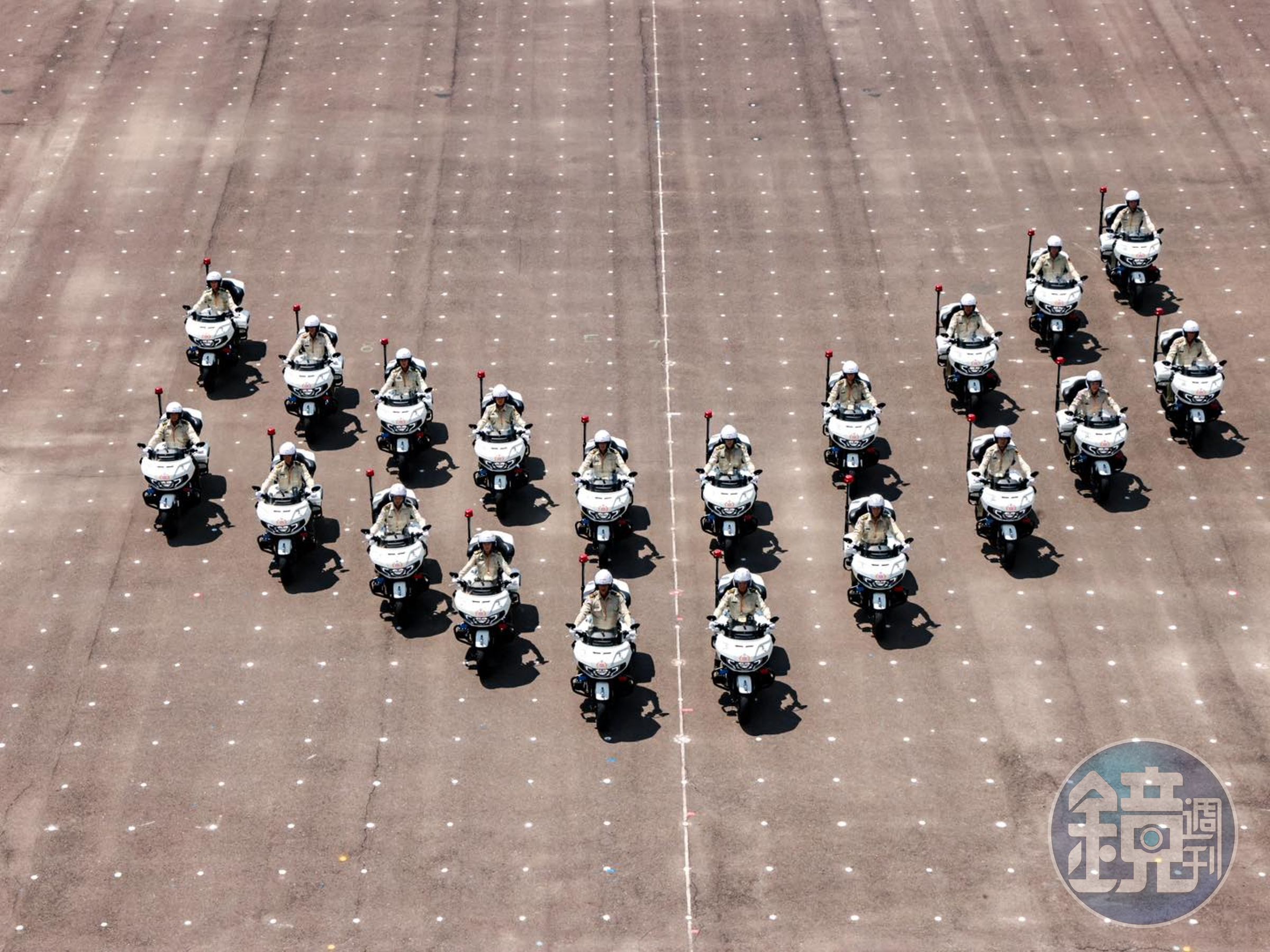 9月24日陸軍湖口營區開放，憲兵快反連將帶來重型機車表演。（翻攝自國防部發言人臉書）