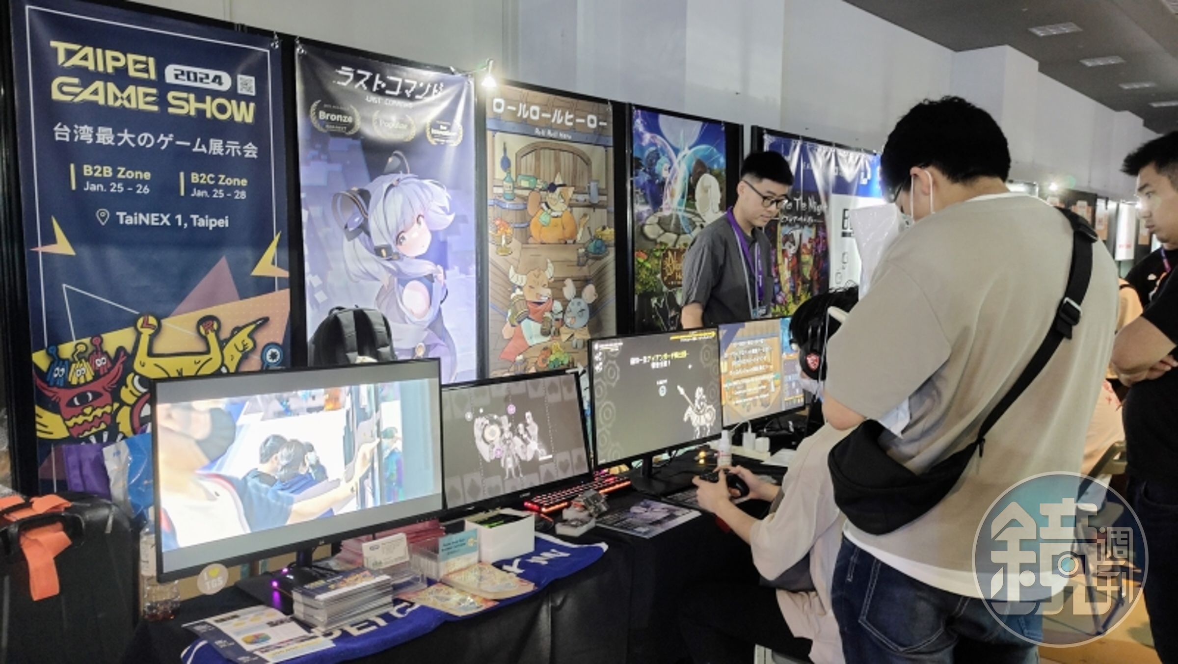 TGS帶領台灣獨立開發團隊前往日本京都BitSummit參展。（TGS提供）