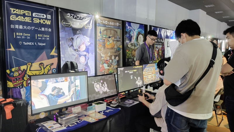 TGS帶領台灣獨立開發團隊前往日本京都BitSummit參展。(TGS提供)