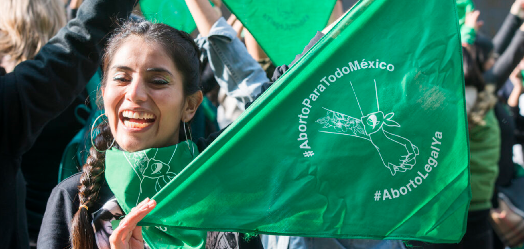 墨西哥女性近來努力爭取墮胎權，6日最高法院終於裁決墮胎除罪化，民眾歡欣鼓舞。（翻攝自GIRE官網）