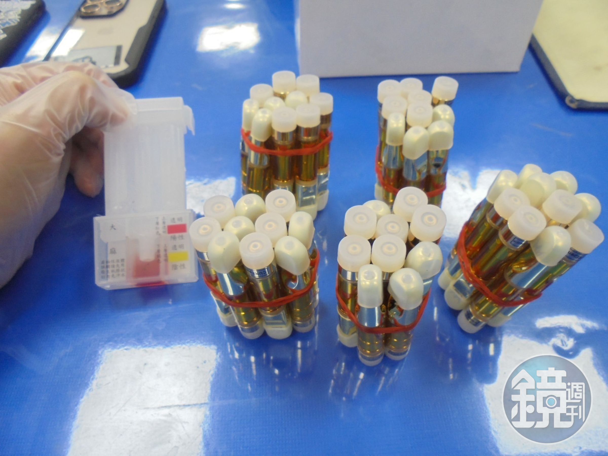 警方破獲大麻菸草、菸彈毒品一批。（警方提供）