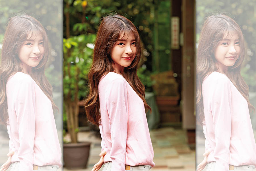 韓菲頂著「最美星二代」頭銜出道，備受關注。