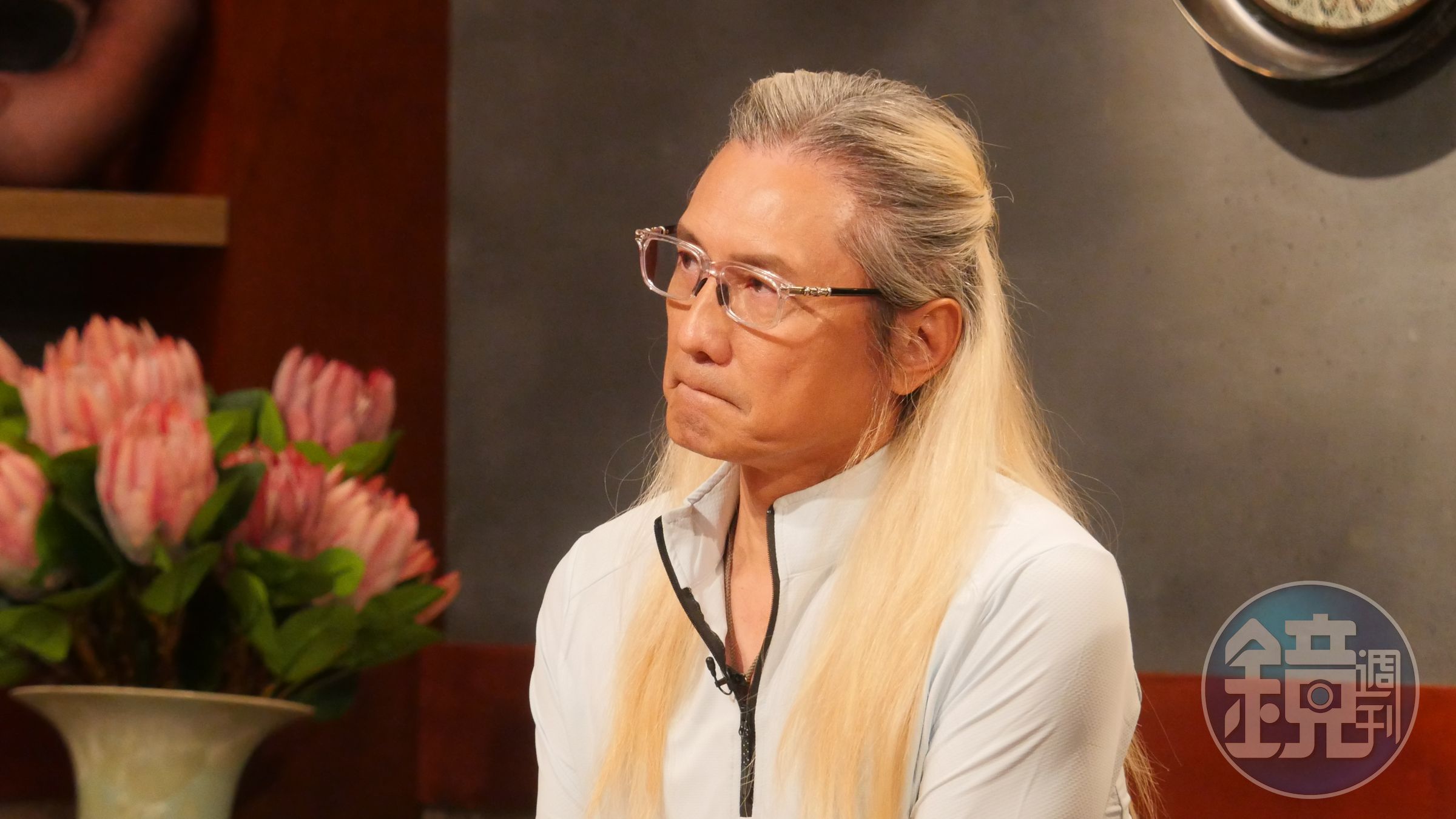 包小柏走不出喪女之痛上節目。（MOMOTV提供）