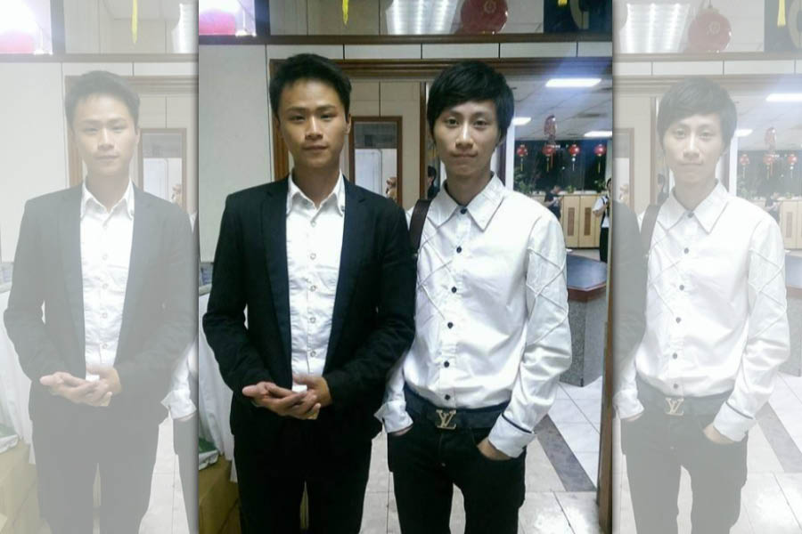 蔡至恩（右）任職淡水警分局刑警時，與哥哥蔡至儒（左）收取10萬元吃案費，最高法院依法判蔡至恩12年2月、蔡至儒6年，全案定讞。（翻攝蔡至儒臉書）