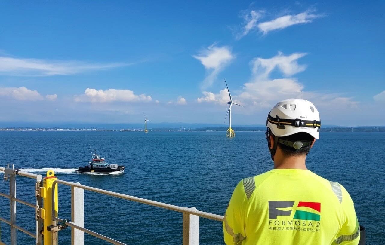海能風電邁入穩定商轉.為台灣本地綠能發展開啟了新篇章。(海能風電提供)