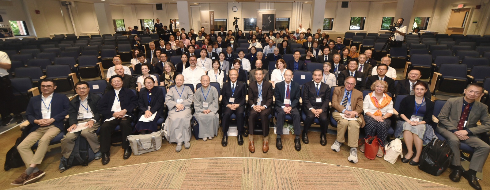 第9屆共善學思會由哈佛大學文理學院與慈濟慈善基金會首度合辦，9月3日、4日在哈佛大學地理學講堂舉行。（慈濟基金會提供）