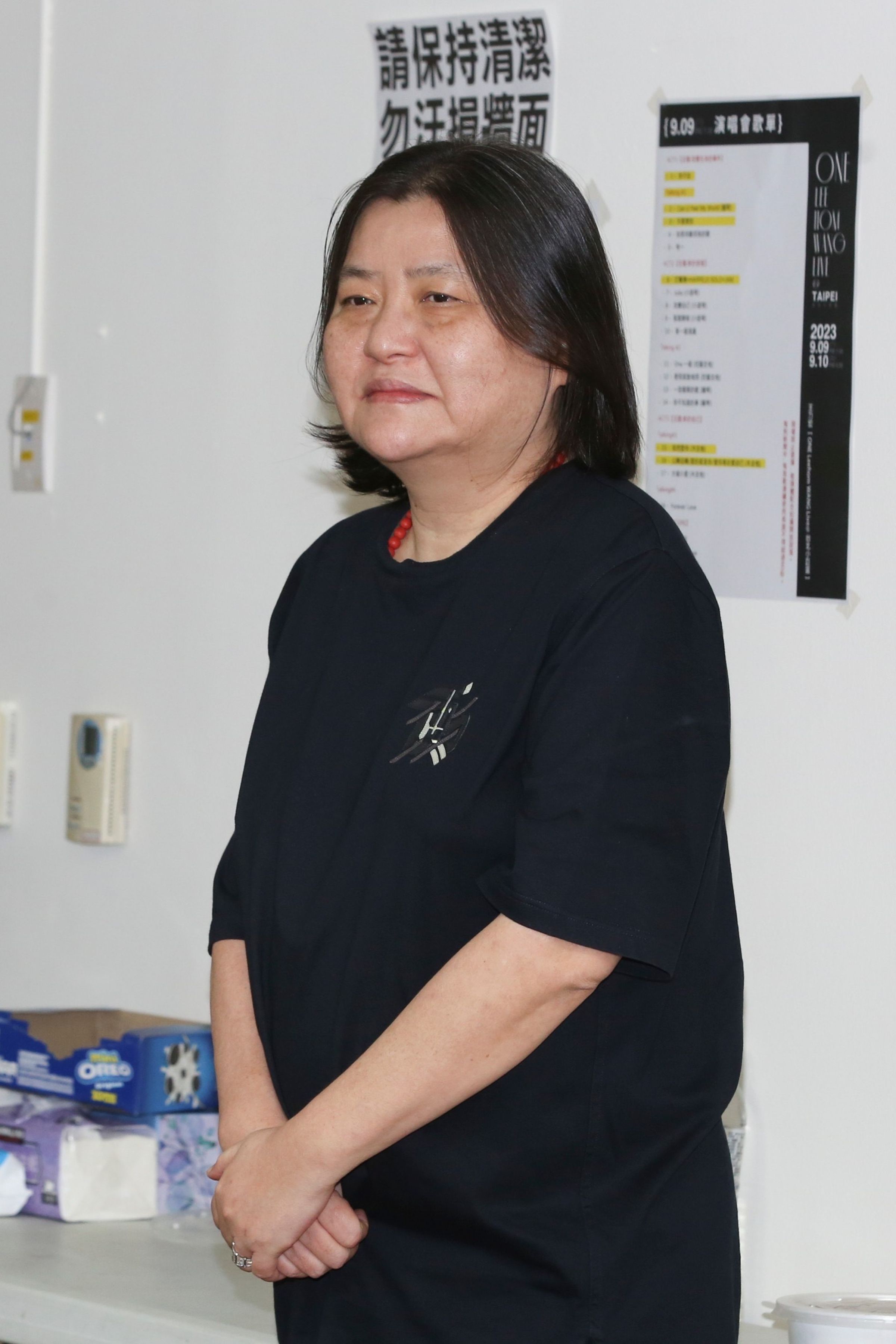 邱瓈寬受訪時,直呼佩服王力宏的毅力。
