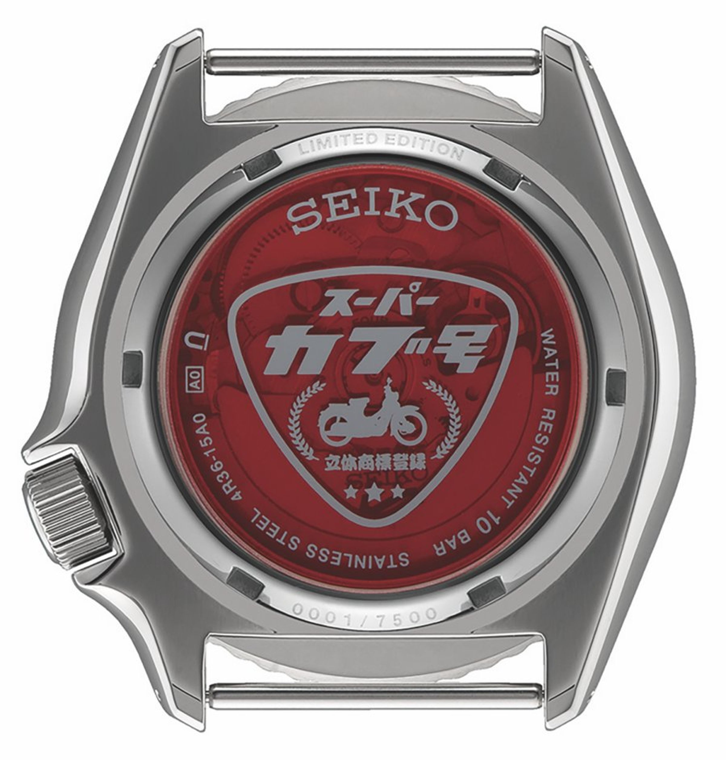 背蓋採用2014年Super Cub成功登錄日本立體商標的Logo作為設計。