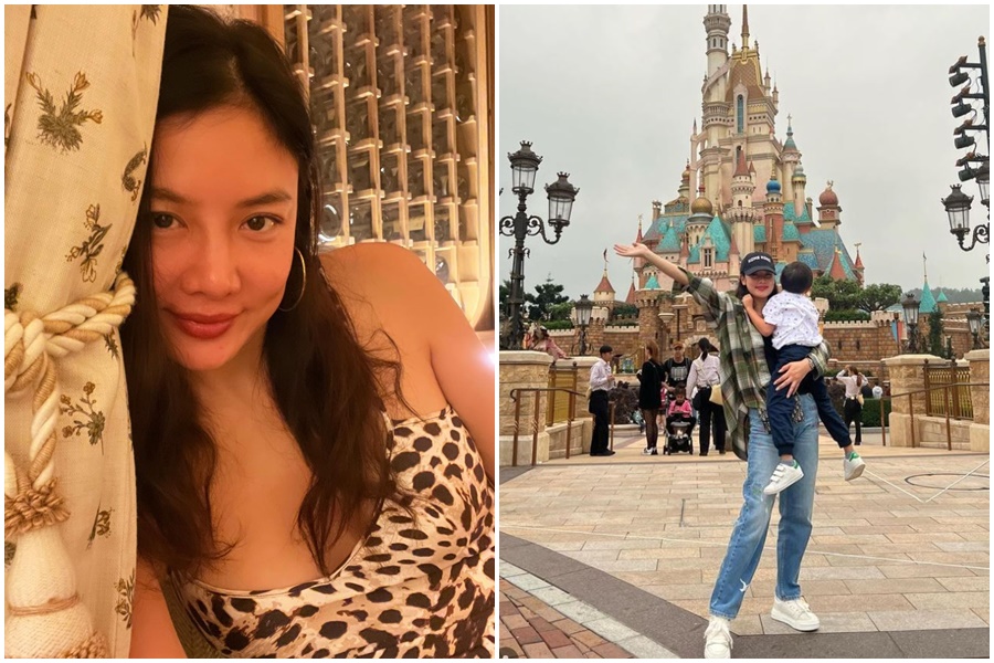 樂基兒和前夫共同扶養兒子，近日坦承二度離婚。（翻攝自樂基兒IG）