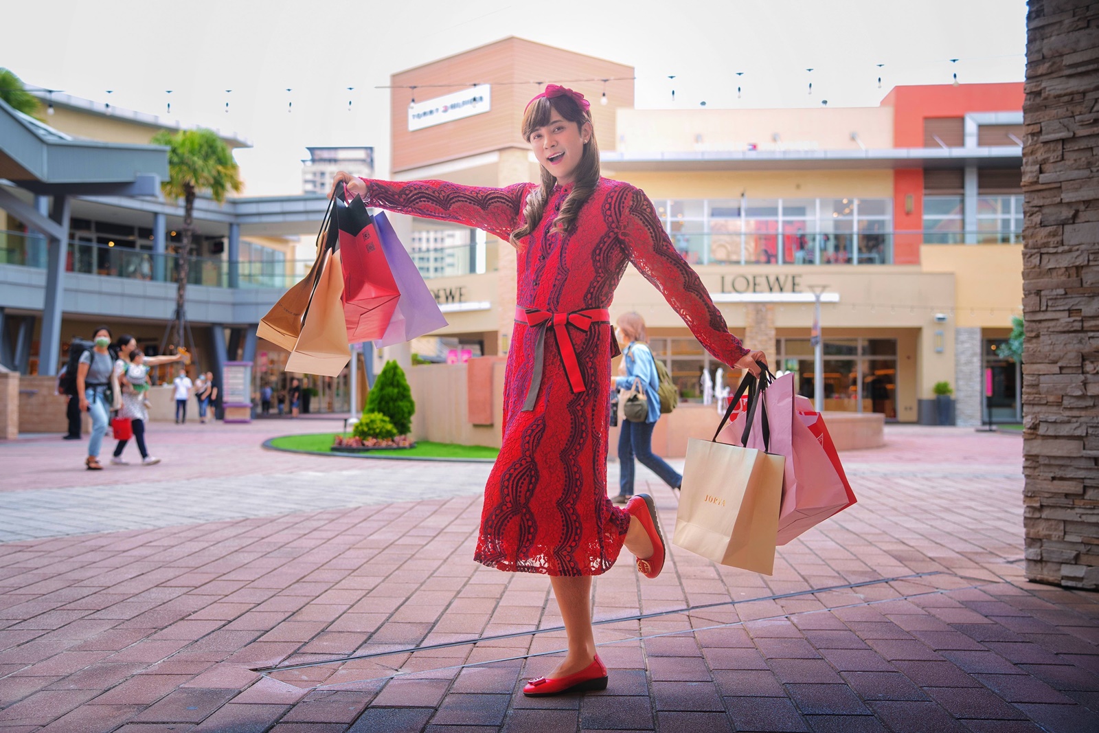 羅志祥胞妹朱碧石近日受邀為「桃園水晶晶大使」。（桃園市政府觀光旅遊局提供）