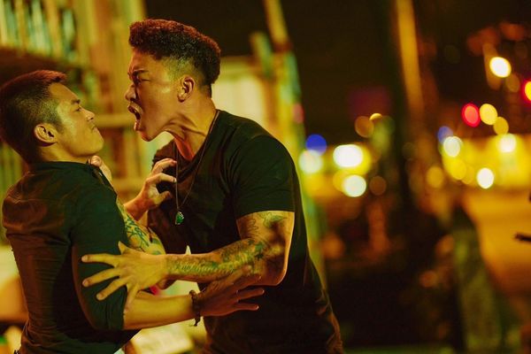 在電影中，郭泓志與范逸臣的衝突場景很火爆。（Catchplay提供）