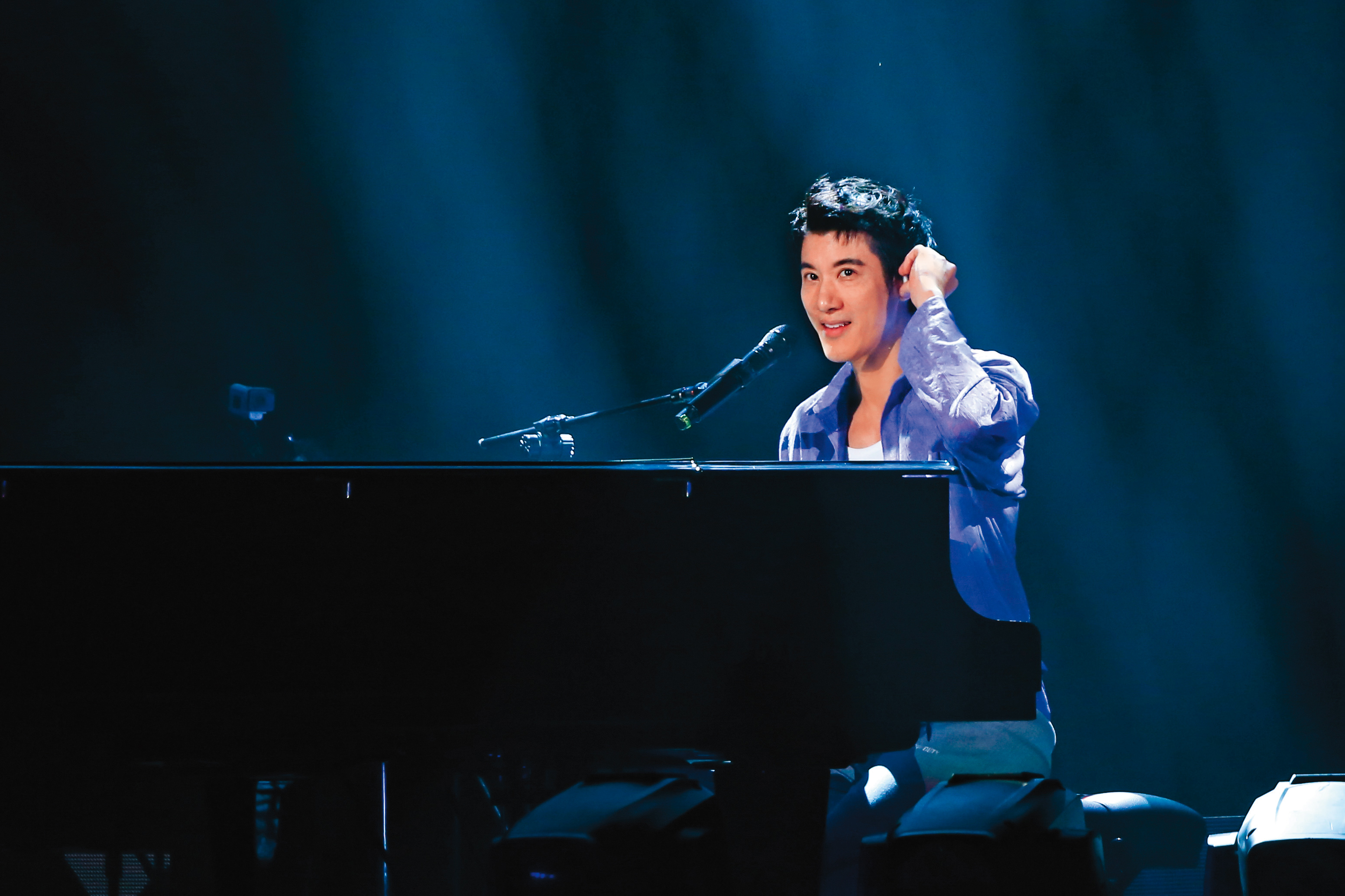 王力宏直到失婚後，才體悟到了人情冷暖，重登台北小巨蛋，從開始的緊張到後來從容自在。