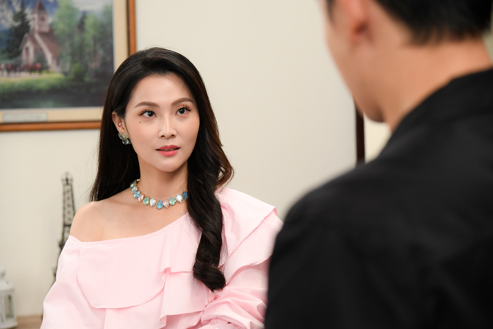 華千涵在《天道》飾演惡女，越演越上癮。（三立提供）