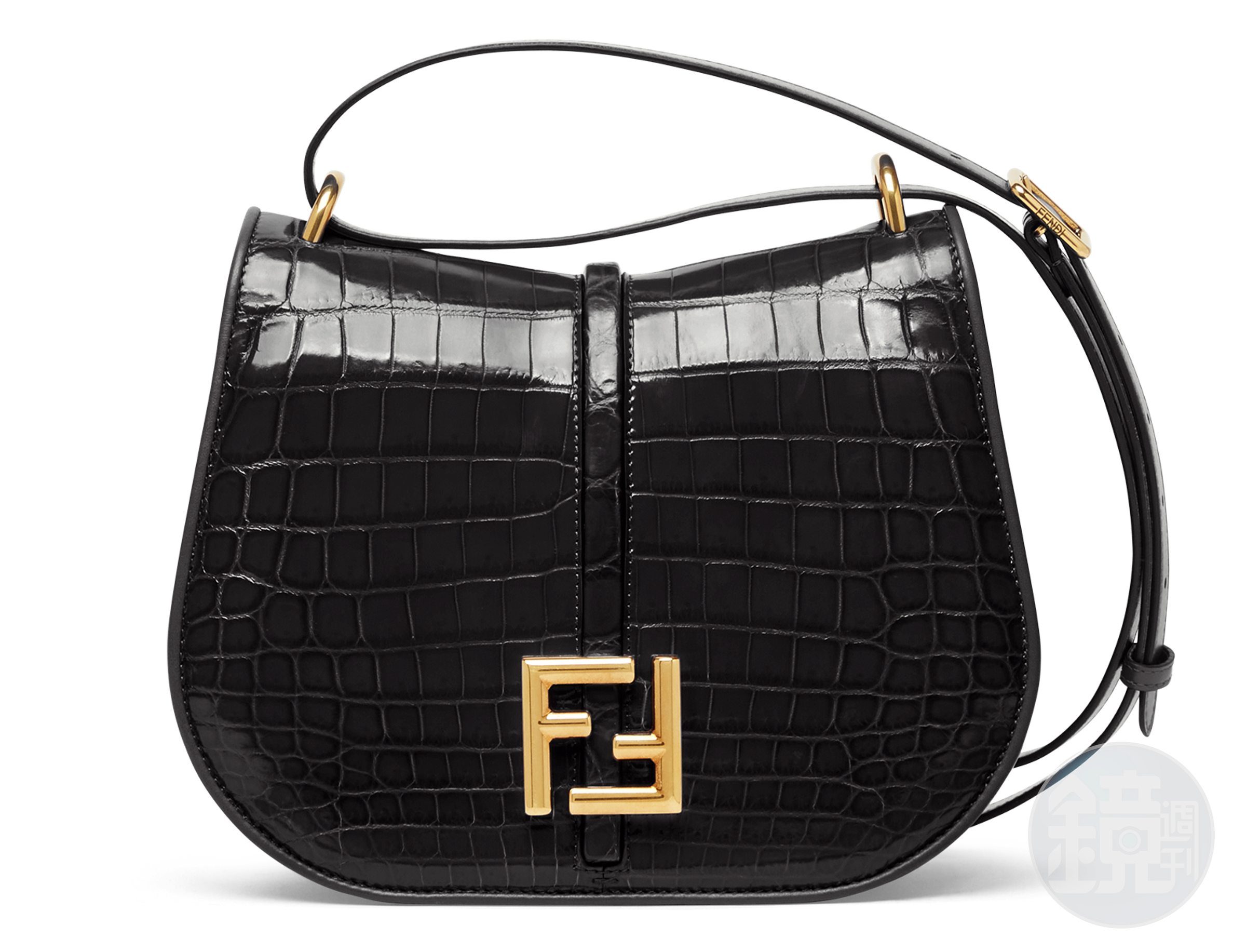 FENDI C’mon鱷魚皮革包款Medium,價格店洽。(FENDI提供)