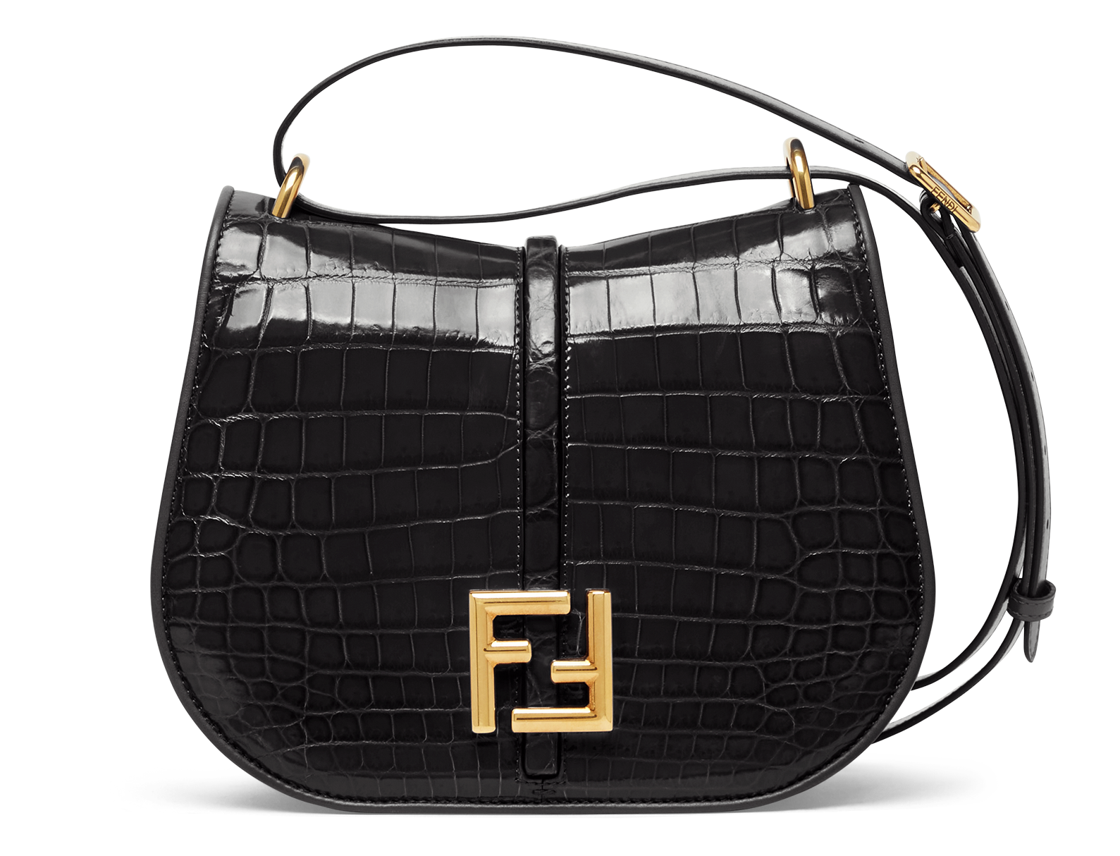 FENDI C’mon鱷魚皮革包款Medium，價格店洽。（FENDI提供）