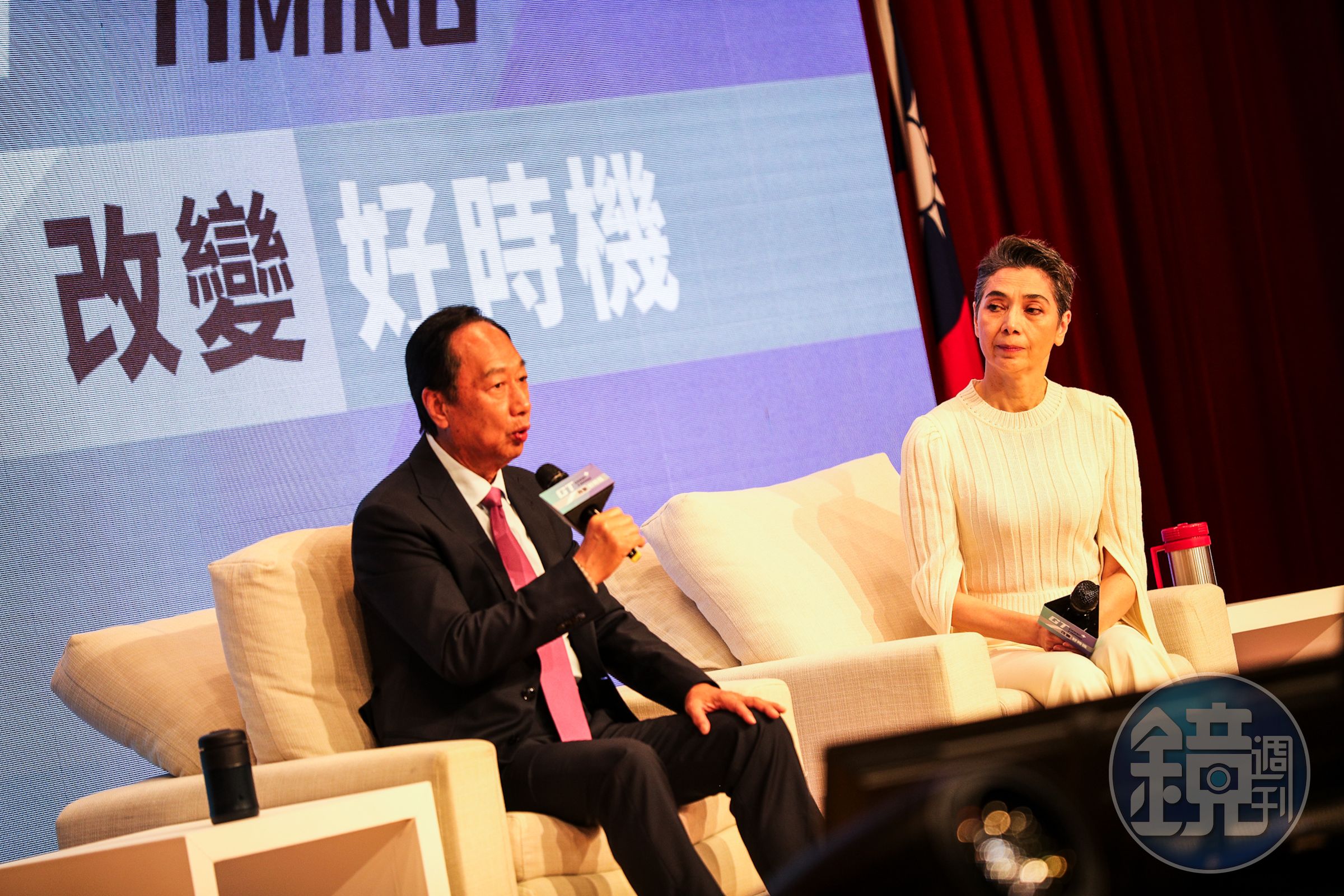 郭台銘邀演出影集《人選之人》的藝人賴佩霞擔任副手,國民黨也引用該句台詞反諷郭台銘。