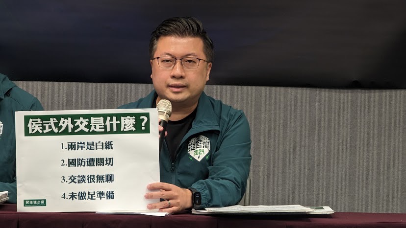 民進黨發言人張志豪歡迎每個對國家發展有想法的人參與大選。（民進黨提供）