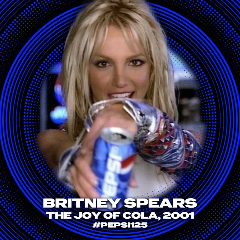 2001年剛成名的布蘭妮，現在看起來真的好甜好青春。（Pepsi提供）