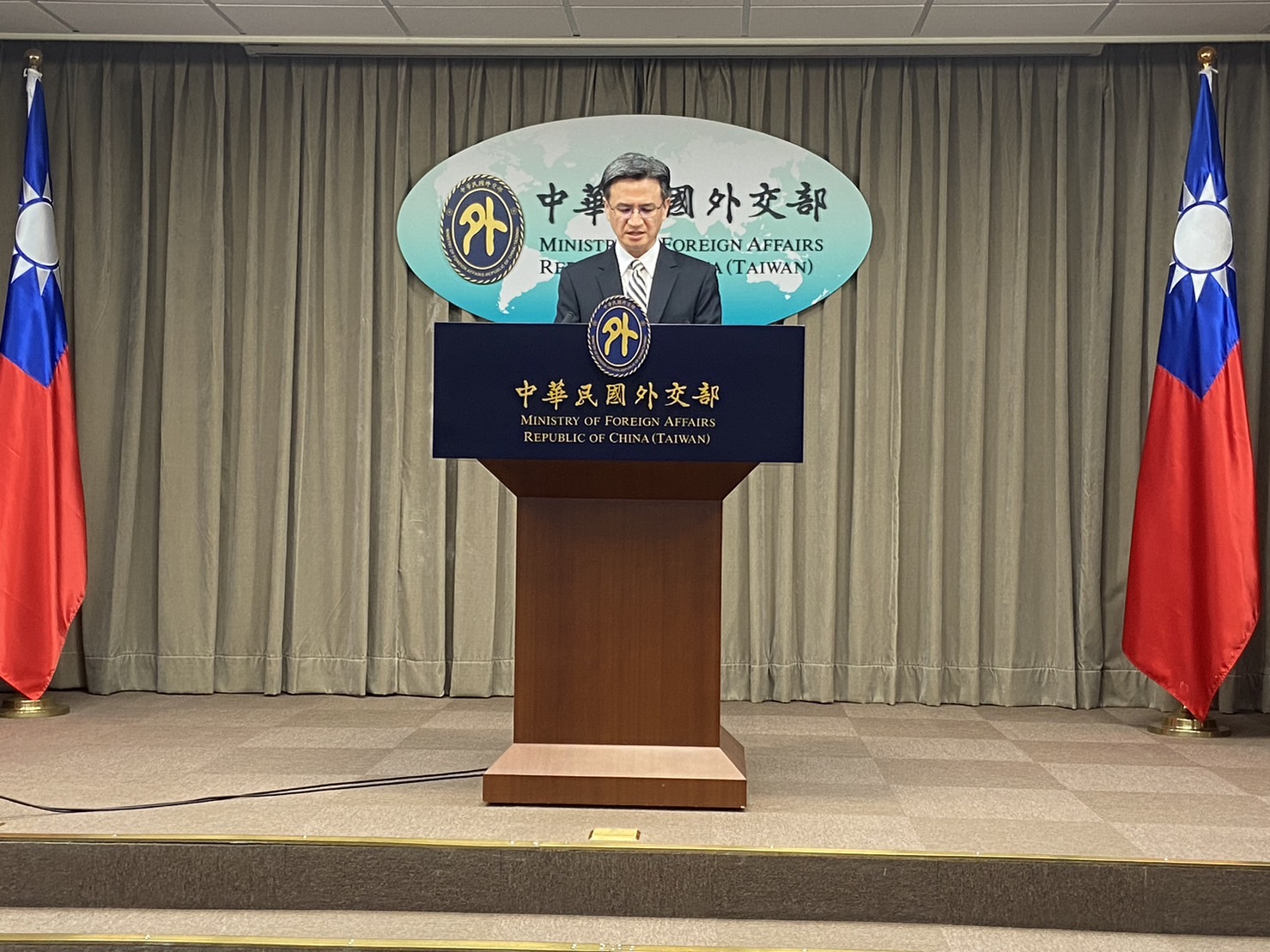 外交部發言人劉永健表示，將持續深化與岸田內閣的實質合作。