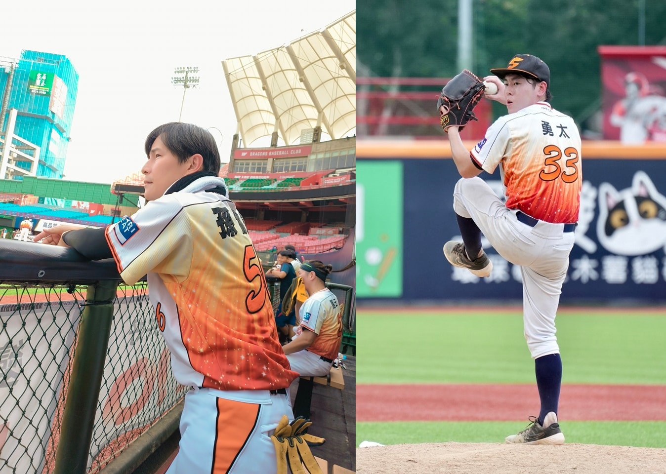 孫協志（左）發文替大久保勇太（右）集氣，盼望他早點醒來。（翻攝孫協志臉書）