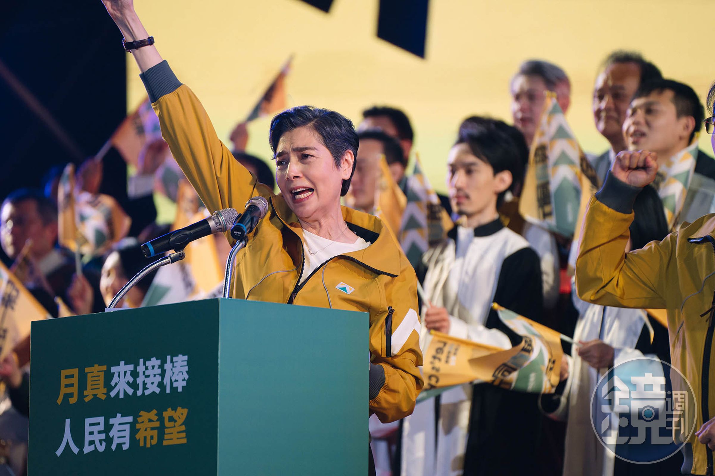 賴佩霞以《人選之人－造浪者》的林月真一角入圍迷你劇集／電視電影類最佳女配角。（翻攝自公視+）