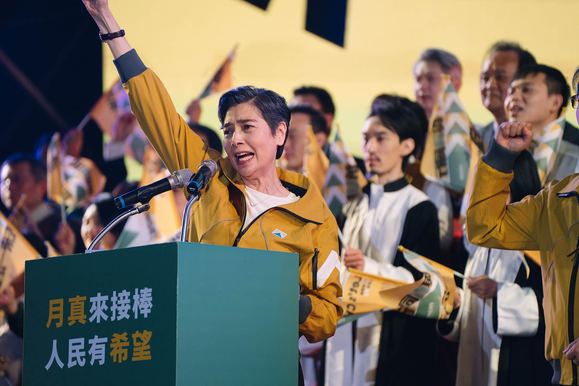 賴佩霞以《人選之人－造浪者》的林月真一角入圍迷你劇集／電視電影類最佳女配角。（翻攝自公視+）