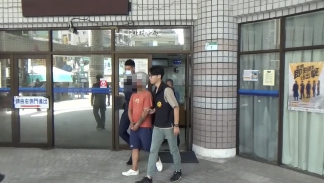 警方將江男依恐嚇罪移送至地檢署。（翻攝畫面）