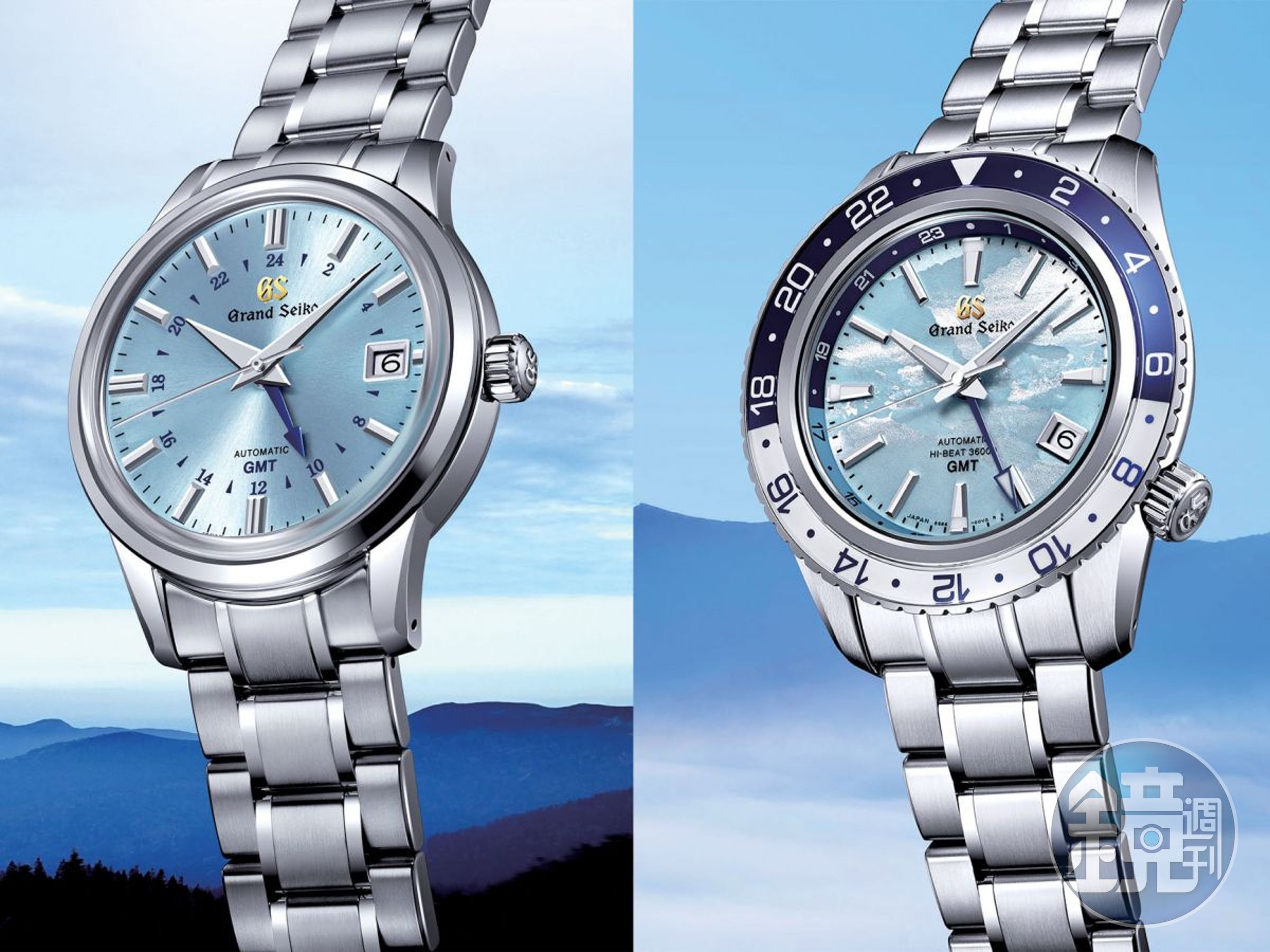 Grand Seiko以9S機芯的發源地：岩手縣精神象徵「岩手山」的天空為靈感，發布了Sport系列的SBGJ275（右），與Elegance系列的SBGM253（左），兩款新作。
