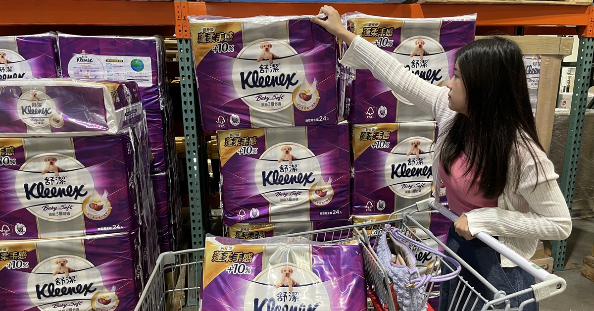 舒潔頂級三層舒適衛生紙，既柔軟又強韌、厚手不易破，搭配美式賣場限時優惠祭出年度最殺優惠，買到賺到！