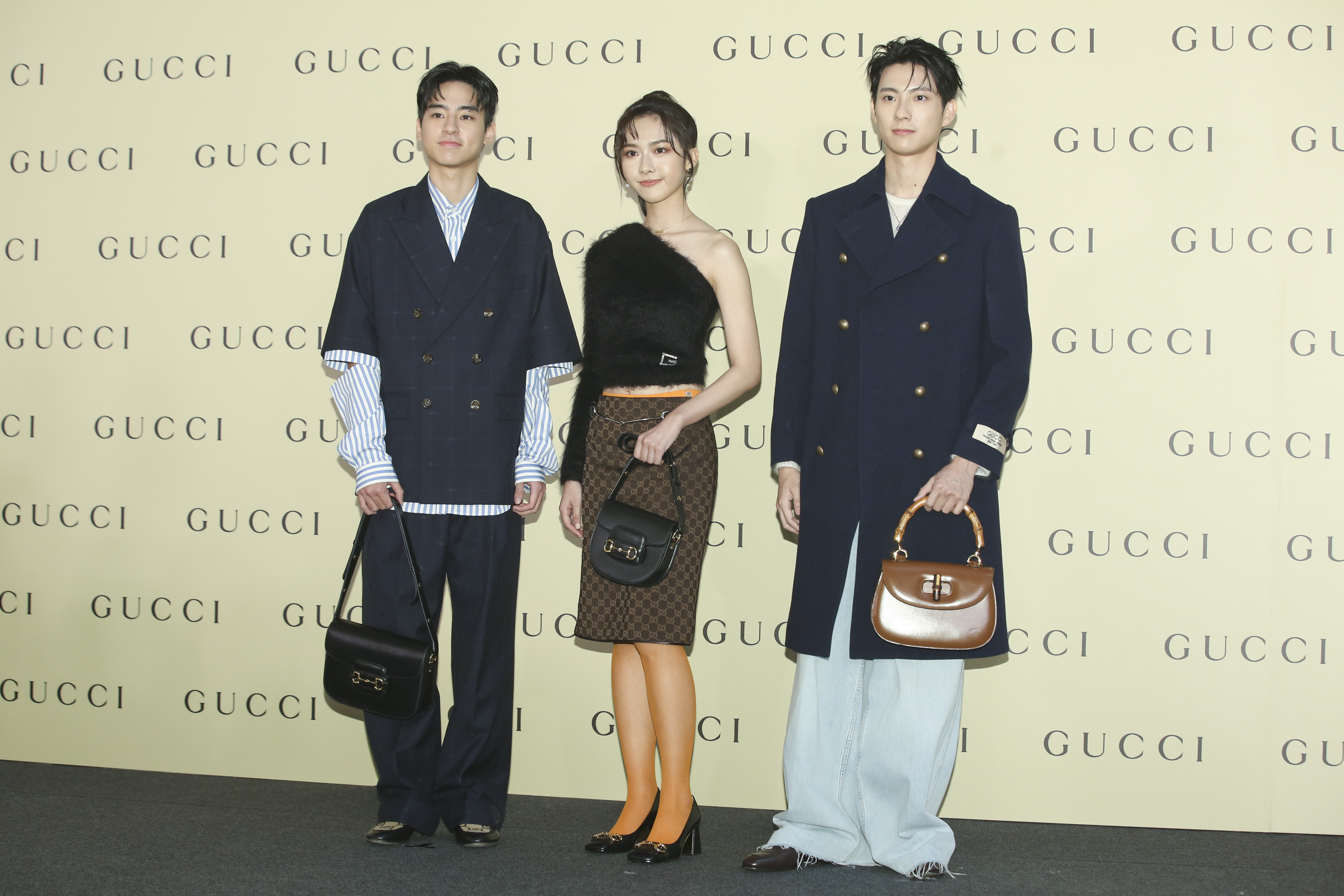 劉敬（左起）、雷嘉汭與彭千祐為開幕活動揭開序幕。