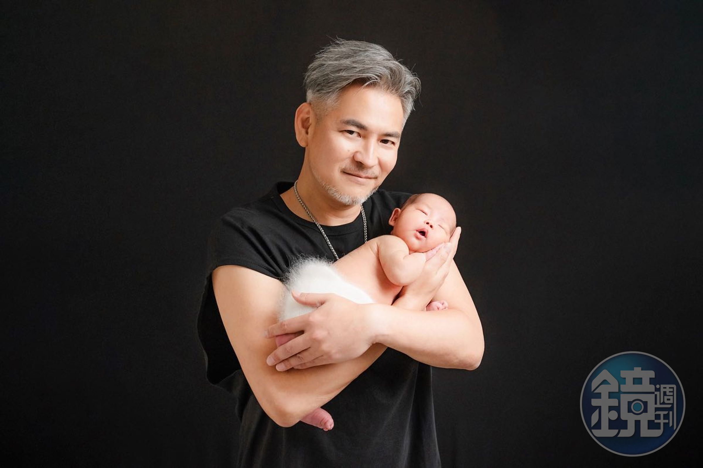 52歲馬國賢有子萬事足。(翻攝馬國賢臉書)