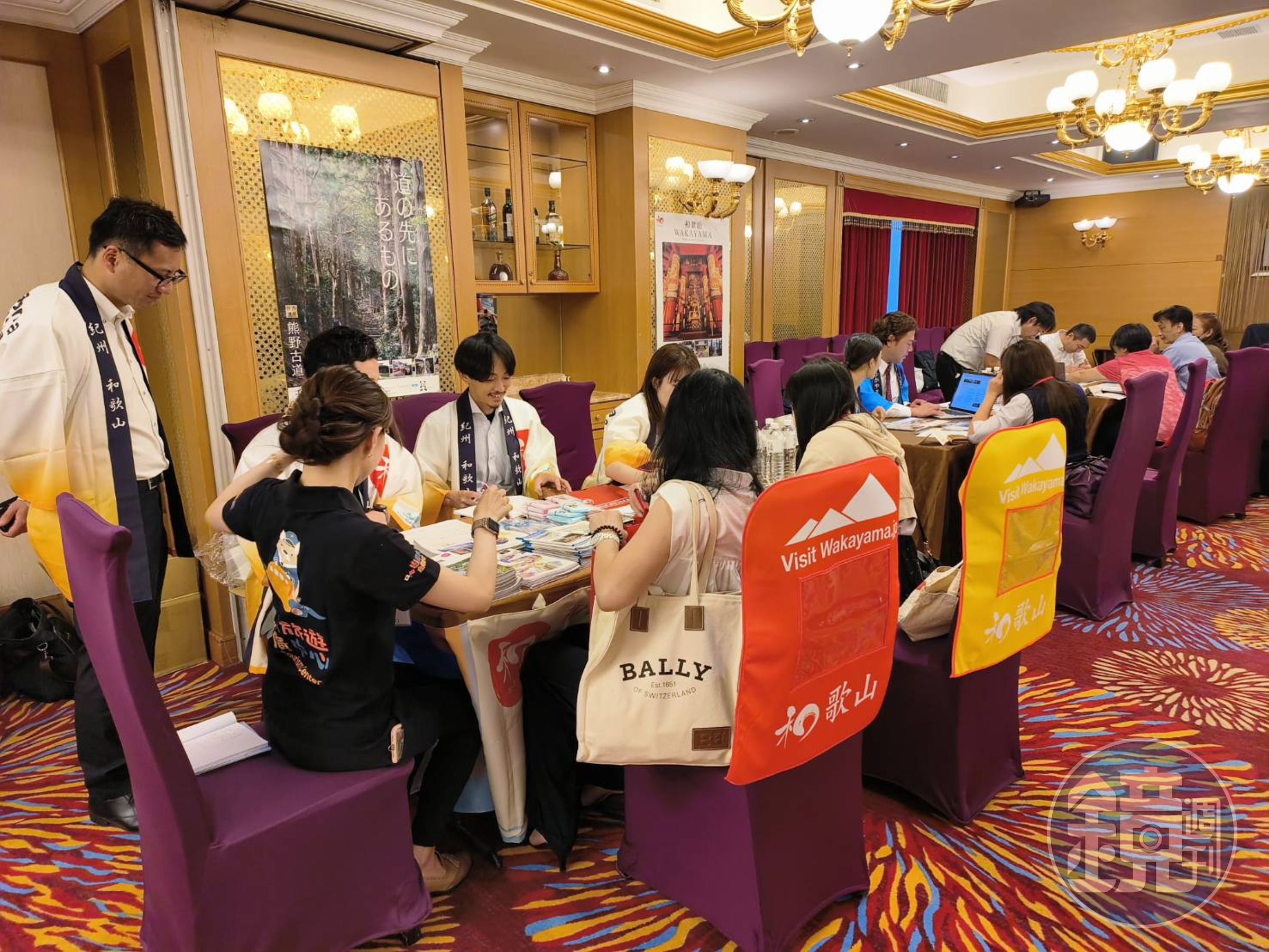 包含和歌山縣觀光局在內，共有16家旅宿及景點業者來台。（和歌山縣觀光局提供）