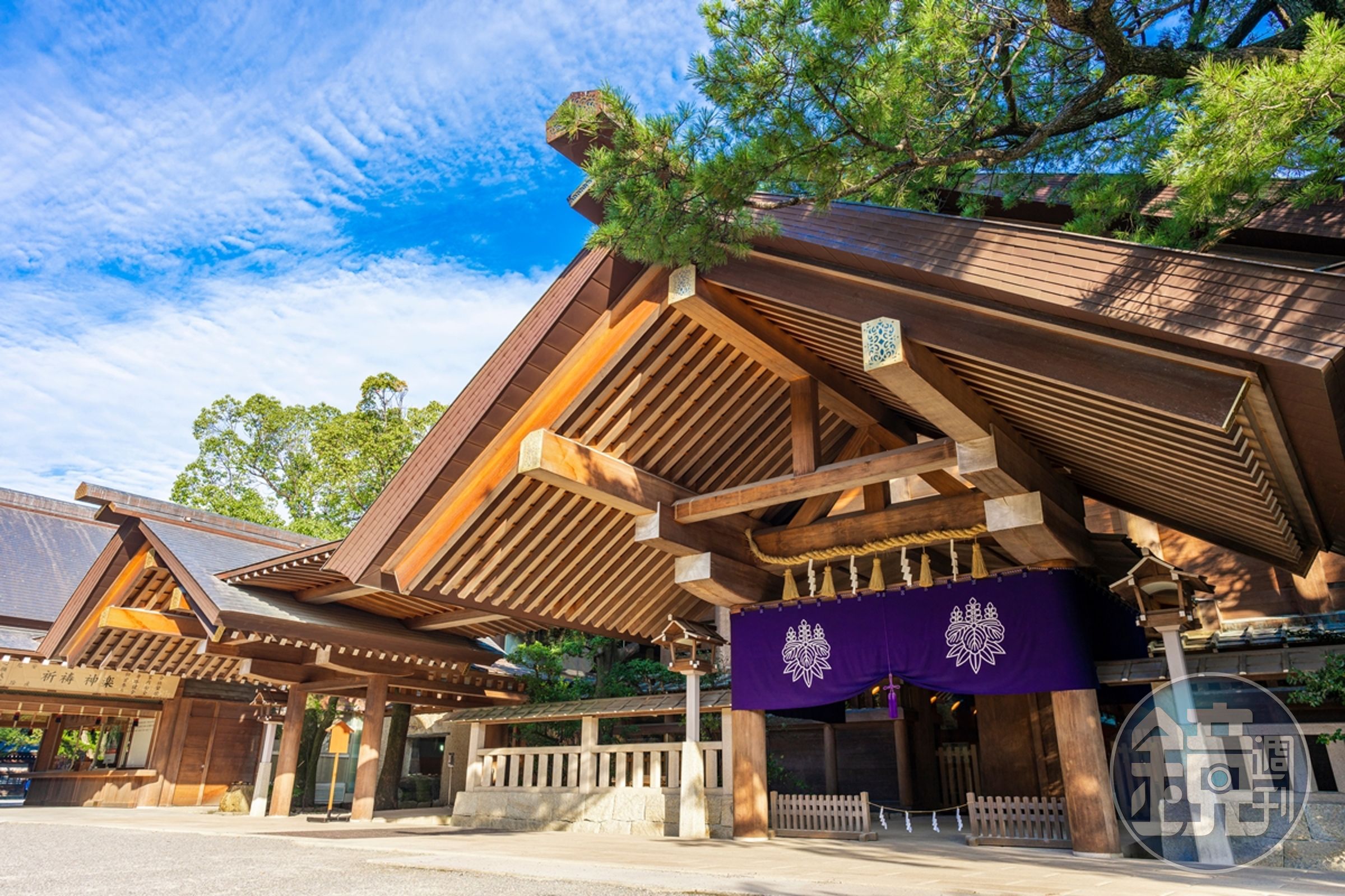 被譽為日本三大神社之一的熱田神宮。