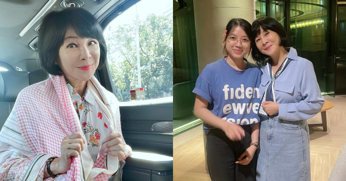 吳淡如（左圖、右圖右）助養的越南女兒小銀（右圖左）即將從清華大學姐妹校胡志明經濟大學畢業，她滿是驕傲。（翻攝自吳淡如臉書）